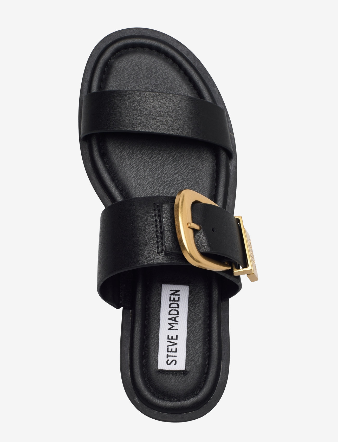 Steve Madden - Strider-E sandal - kontsata sandaalid - black leather - 3