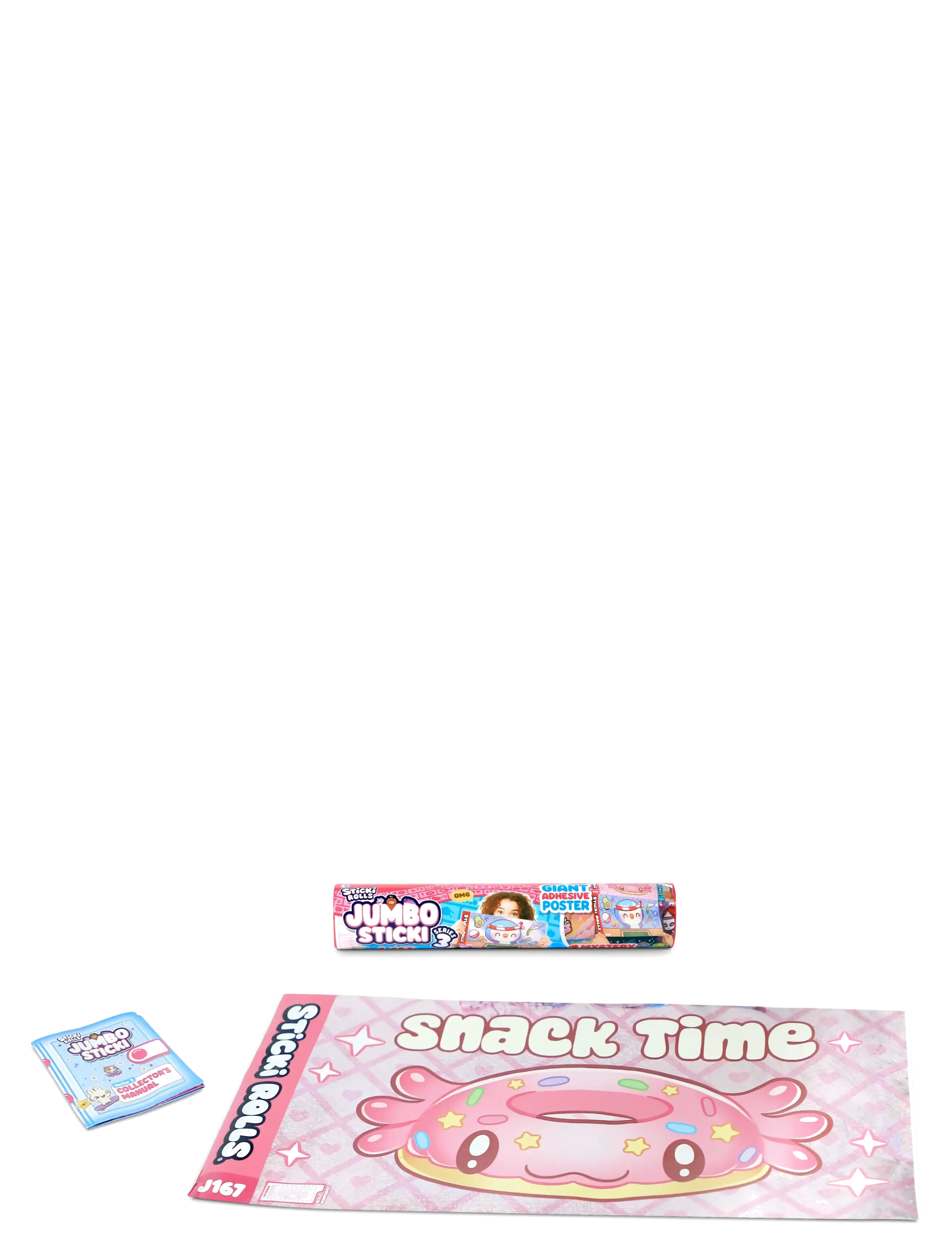 Sticki Rolls - STICKI ROLLS STICKI JUMBO MYSTERY ROLLS S3 ASS CDU - klistermärken - multi colour - 2