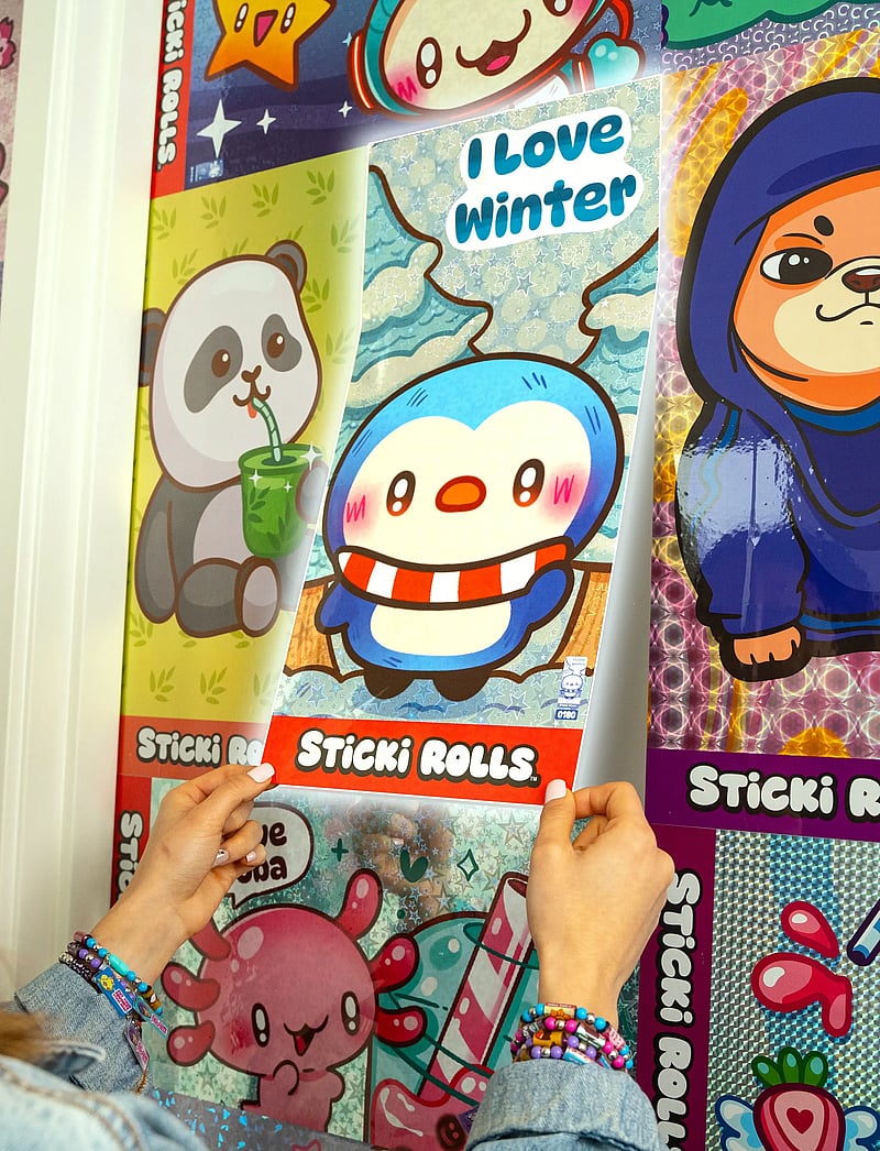 Sticki Rolls - STICKI ROLLS STICKI JUMBO MYSTERY ROLLS ASS CDU - klistermärken - multi colour - 3