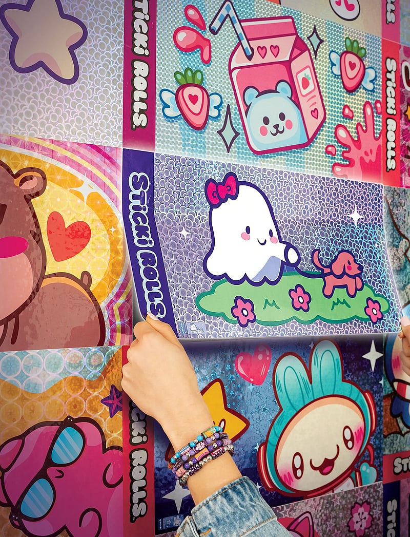 Sticki Rolls - STICKI ROLLS STICKI JUMBO MYSTERY ROLLS ASS CDU - klistermärken - multi colour - 4