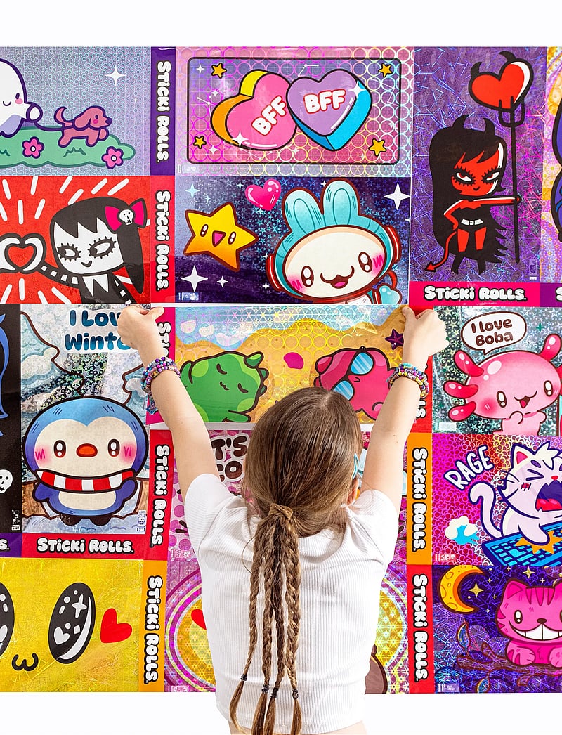 Sticki Rolls - STICKI ROLLS STICKI JUMBO MYSTERY ROLLS ASS CDU - klistermärken - multi colour - 5
