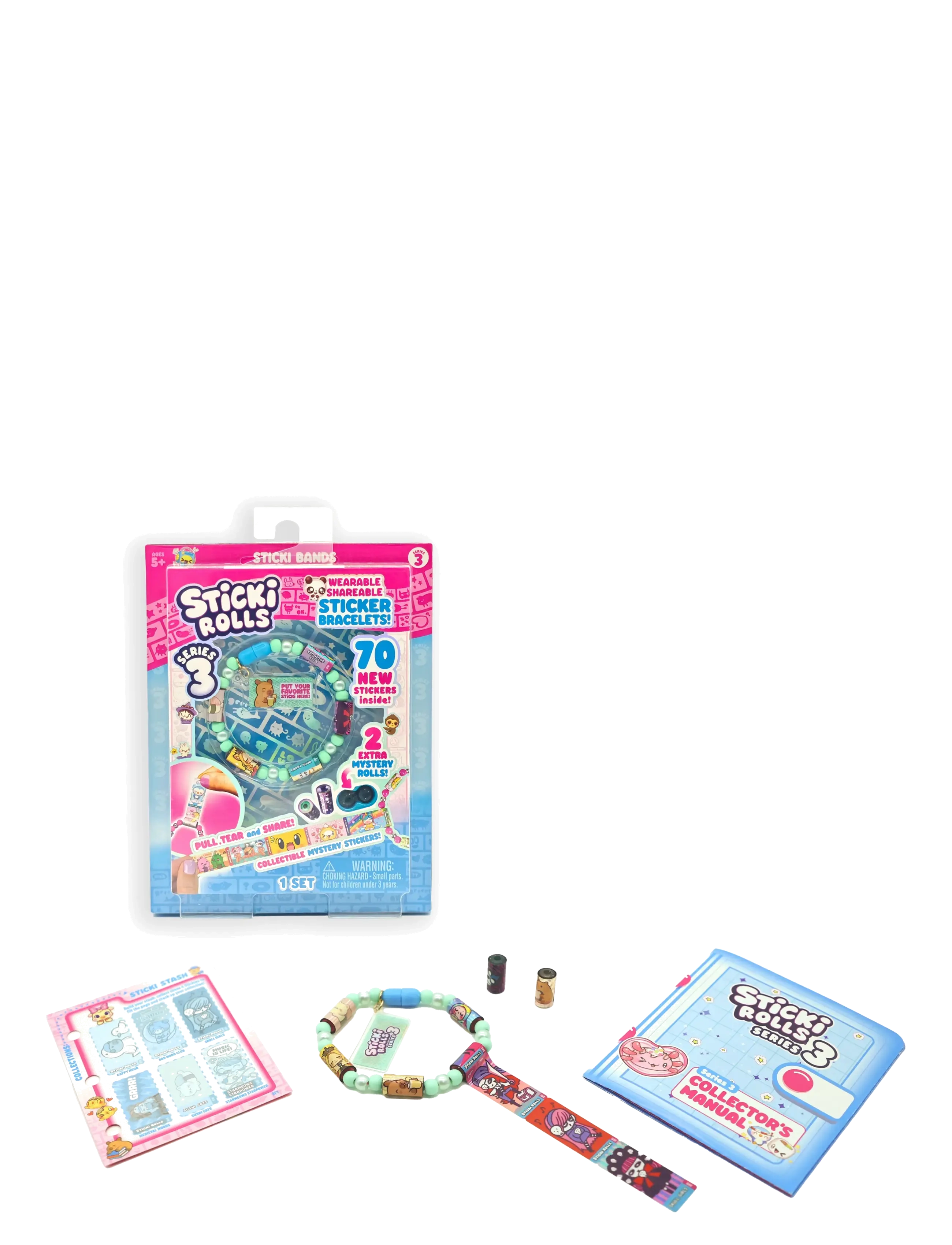 Sticki Rolls STICKI ROLLS STICKI BAND S3 - Legetøj - MULTI COLOUR / multi