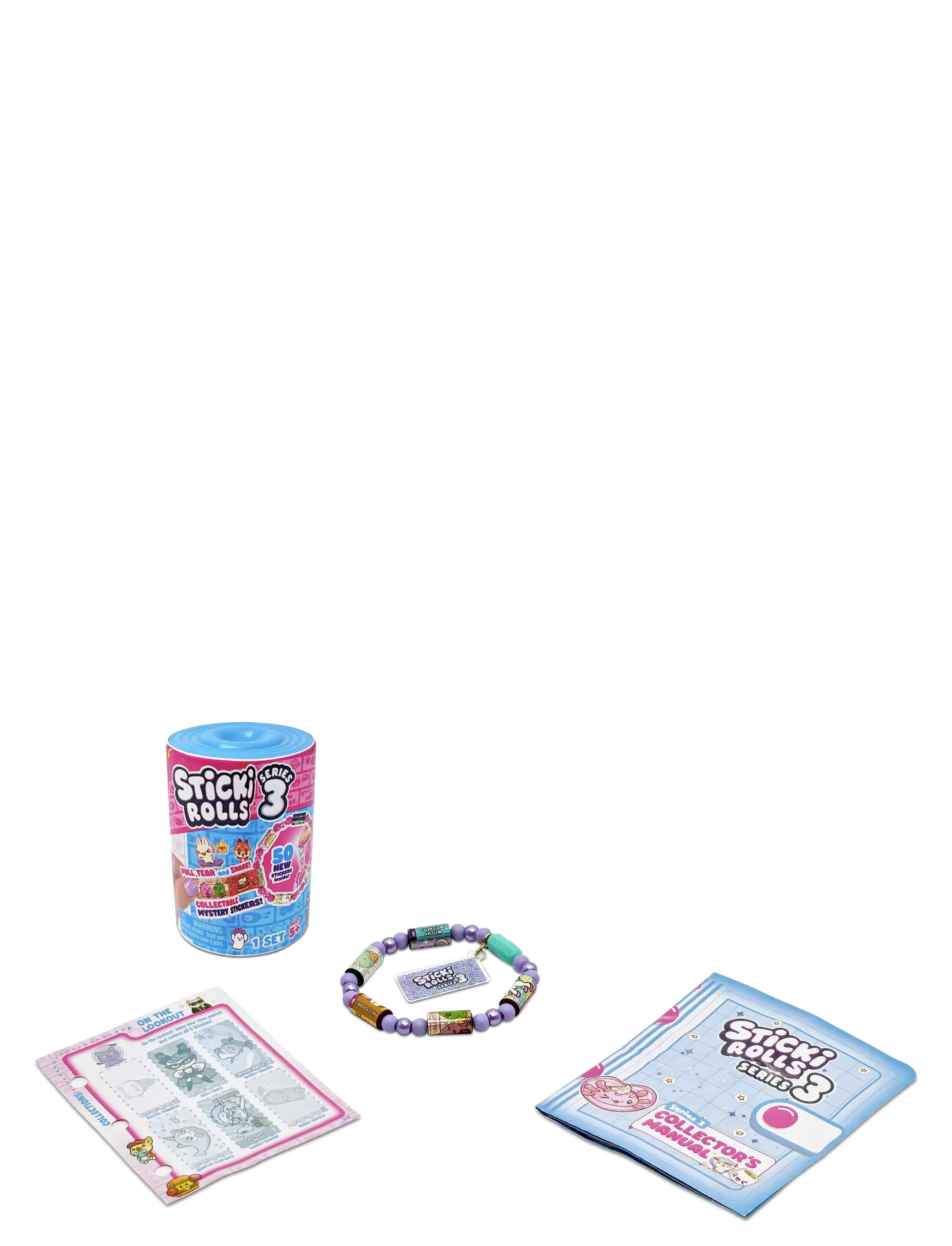Sticki Rolls - STICKI ROLLS STICKI BAND CAPSULE S3 CDU - klistermärken - multi colour - 5