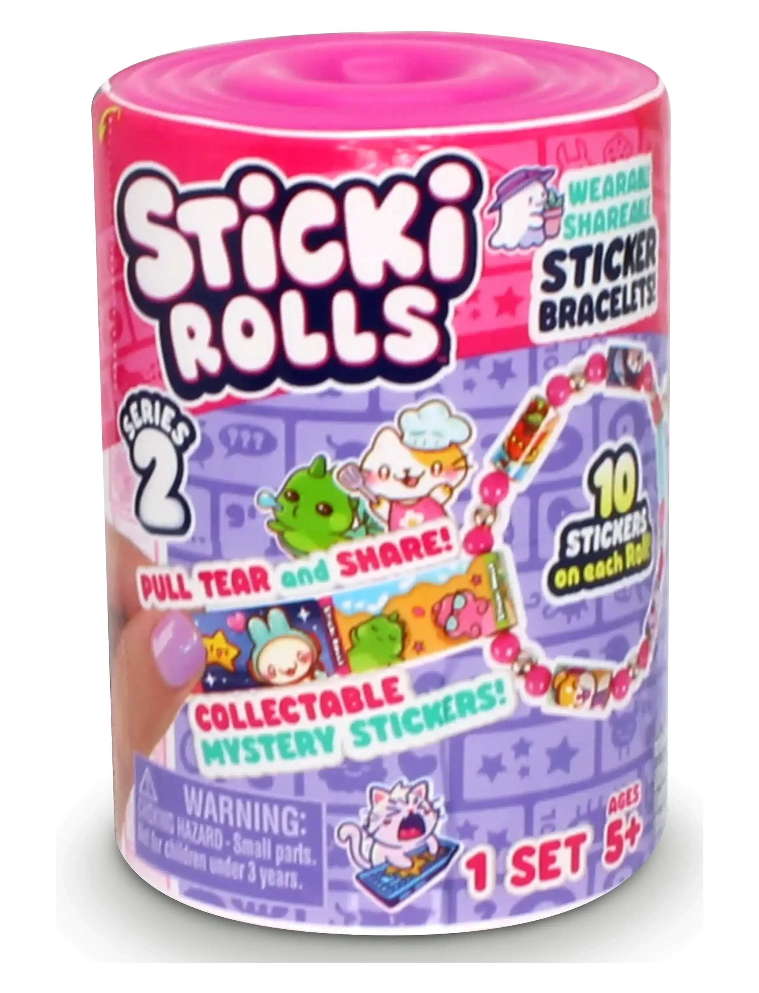 Sticki Rolls STICKI ROLLS STICKI BAND CAPSULE S2 CDU - Leksaker - MULTI COLOUR / multi