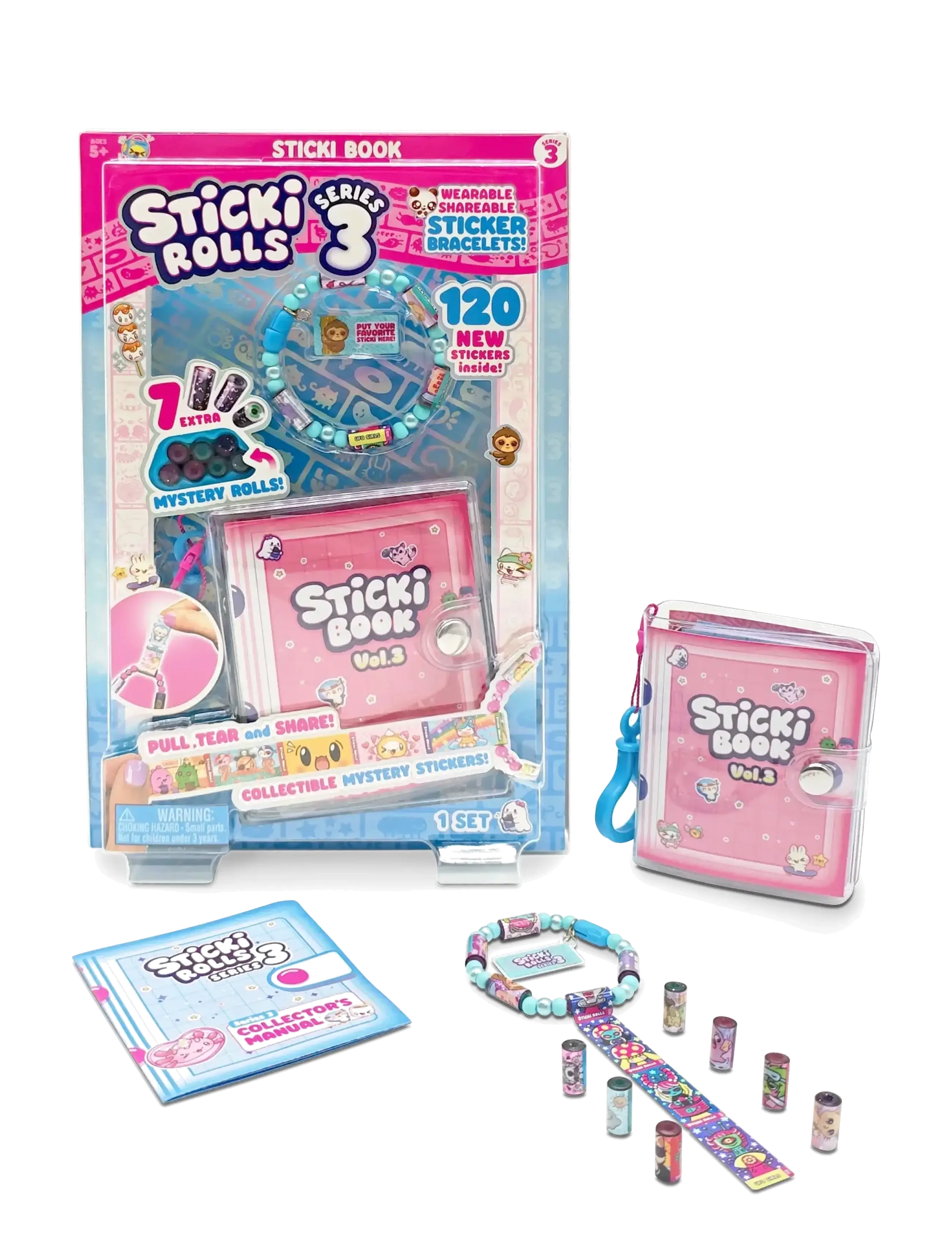 Sticki Rolls STICKI ROLLS STICKI BOOK S3 - Legetøj - MULTI COLOUR / multi