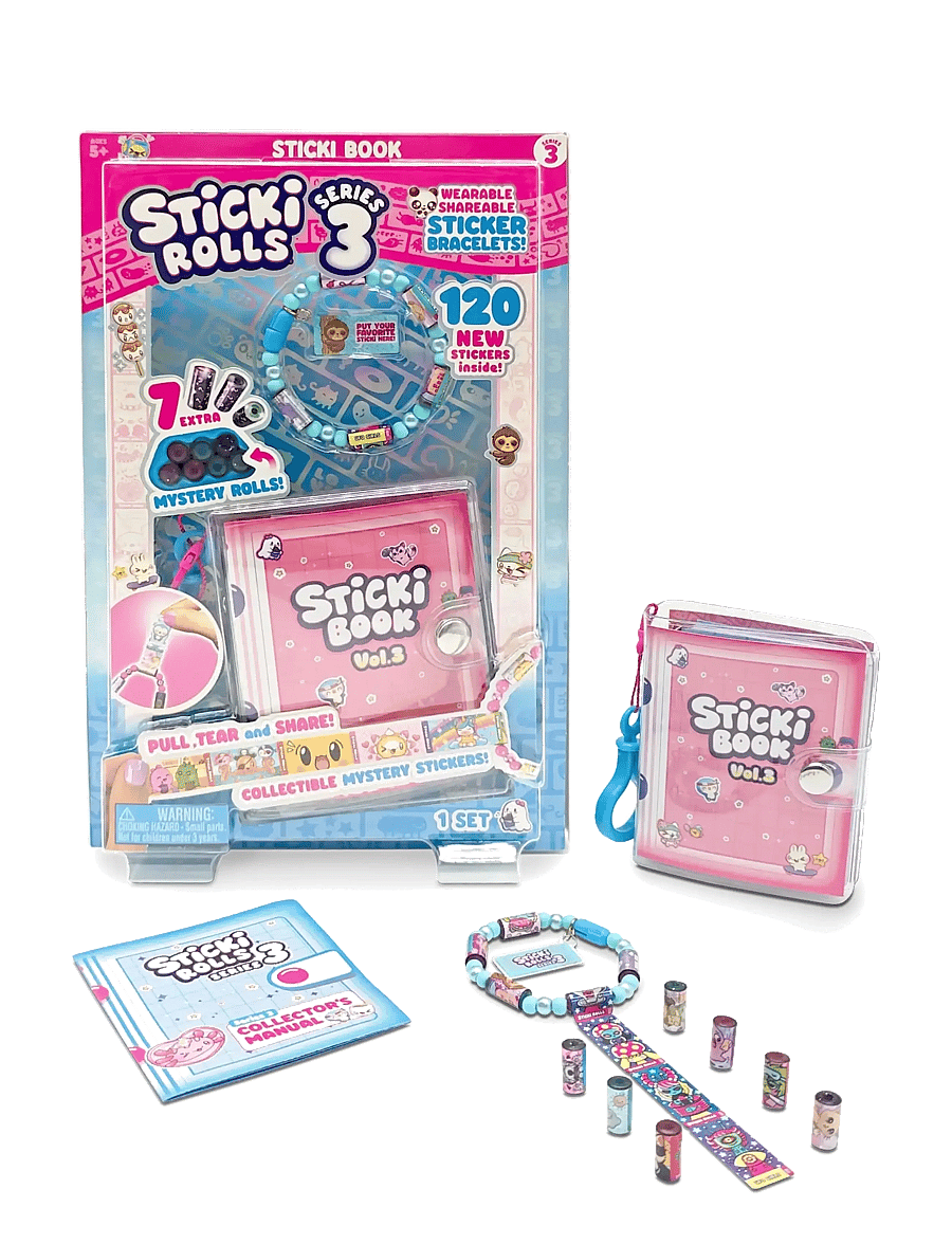 Sticki Rolls - STICKI ROLLS STICKI BOOK S3 - multi colour - 0