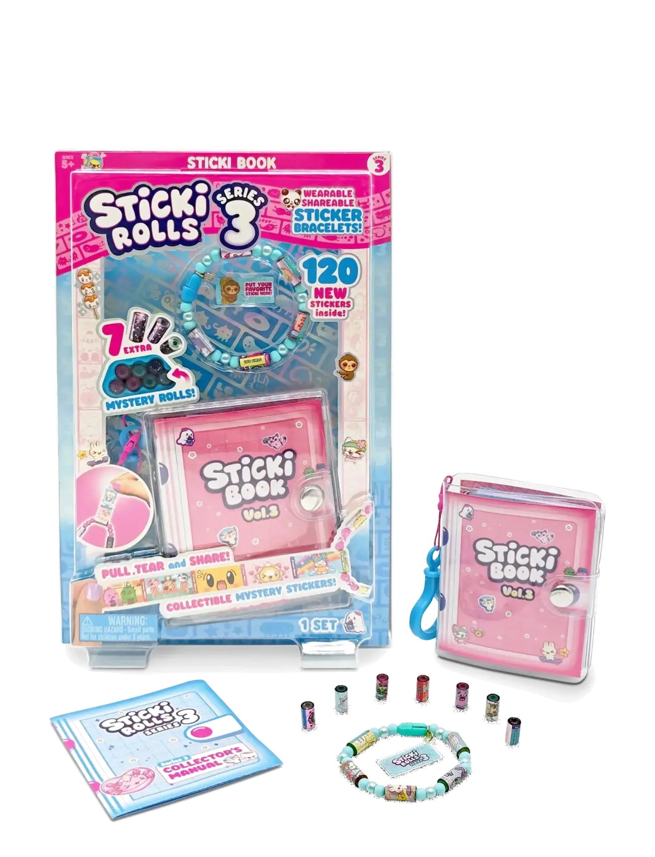 Sticki Rolls - STICKI ROLLS STICKI BOOK S3 - multi colour - 1