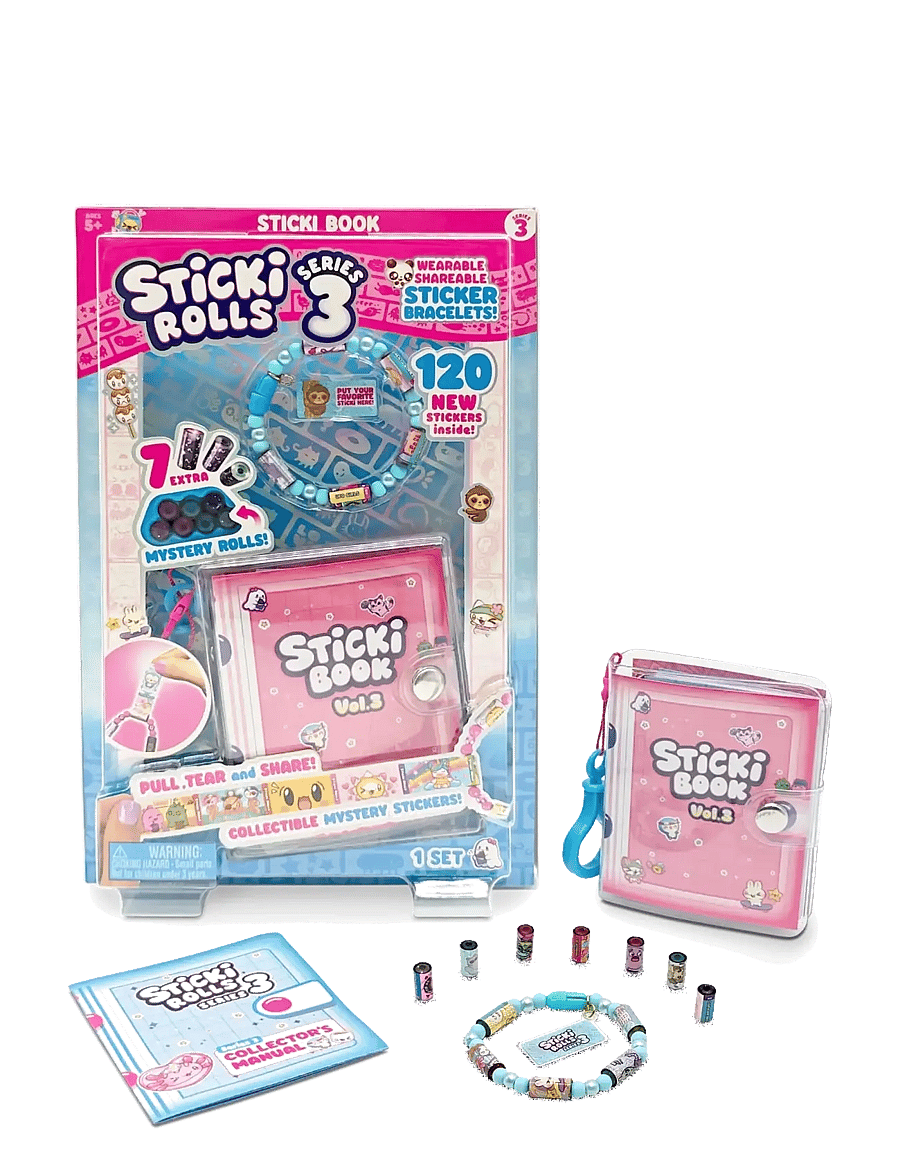 Sticki Rolls - STICKI ROLLS STICKI BOOK S3 - multi colour - 1