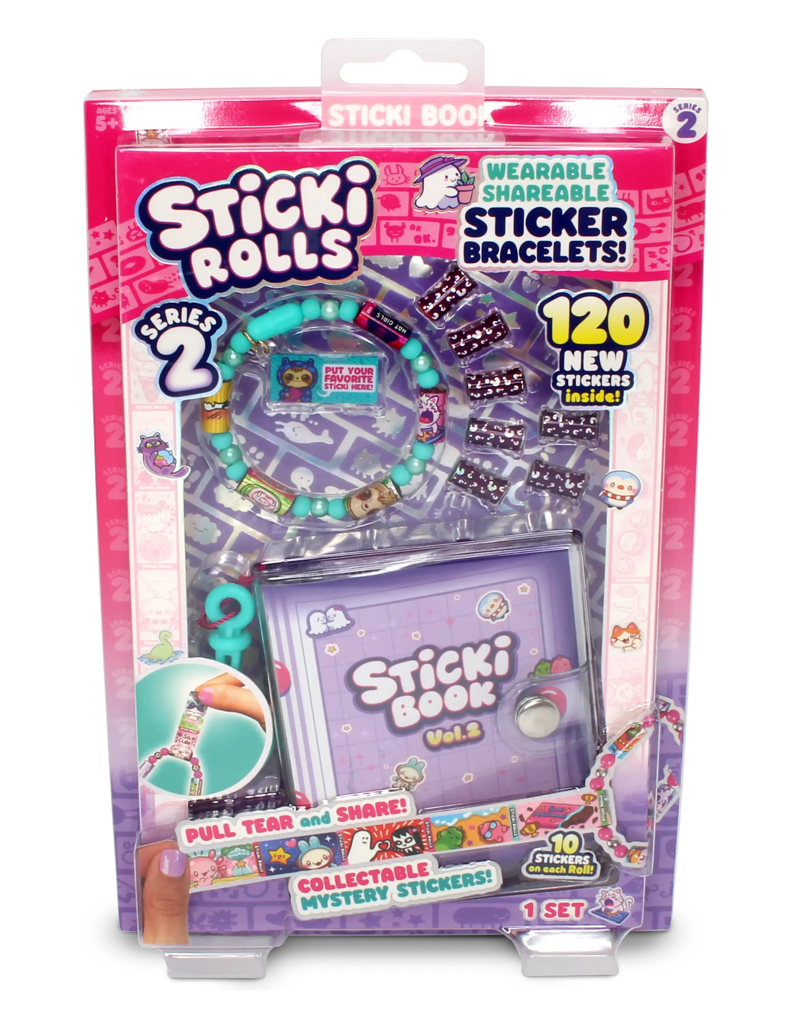 Sticki Rolls STICKI ROLLS STICKI BOOK S2 - Legetøj - MULTI COLOUR / multi