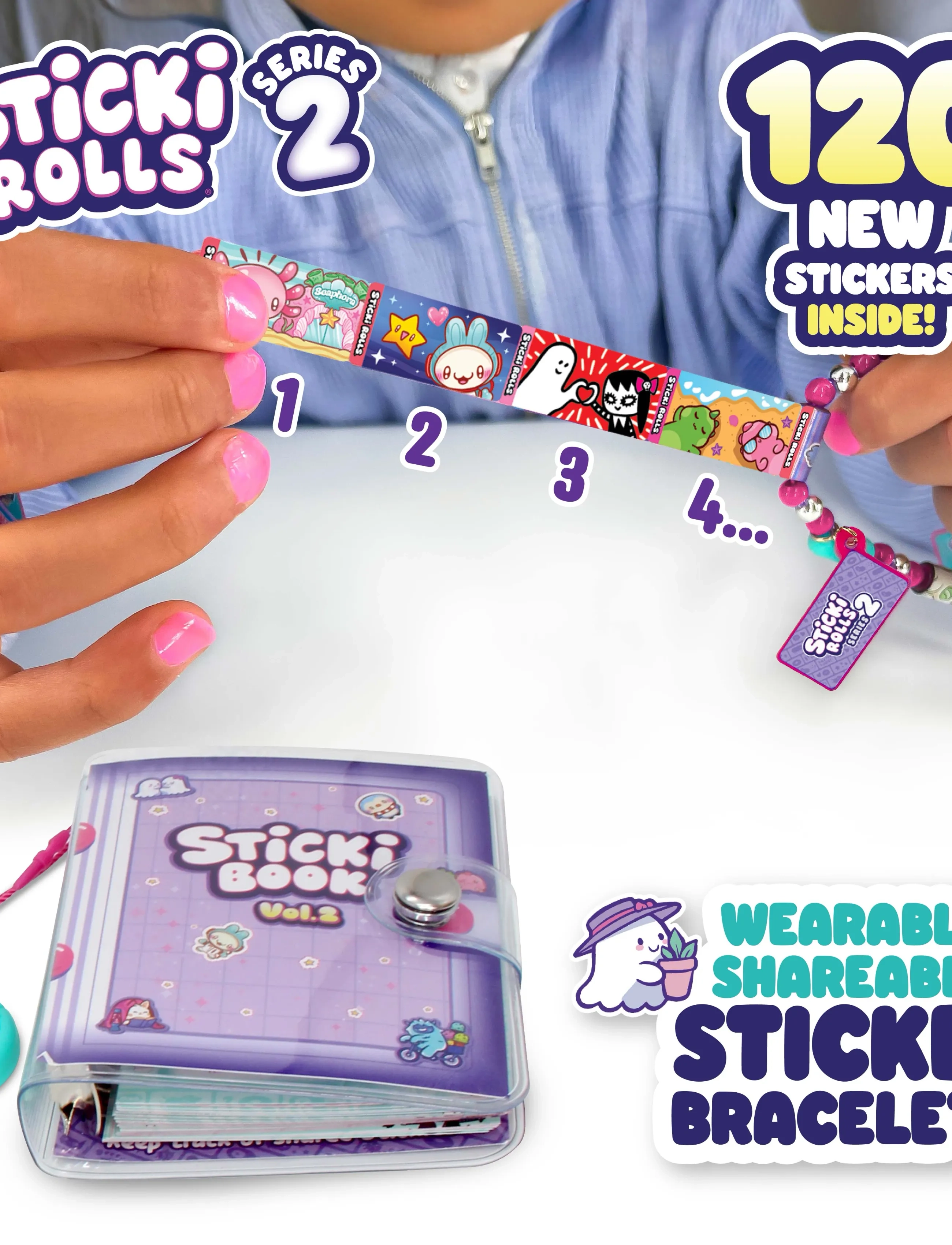 Sticki Rolls - STICKI ROLLS STICKI BOOK S2 - smykker & accessories - multi colour - 5