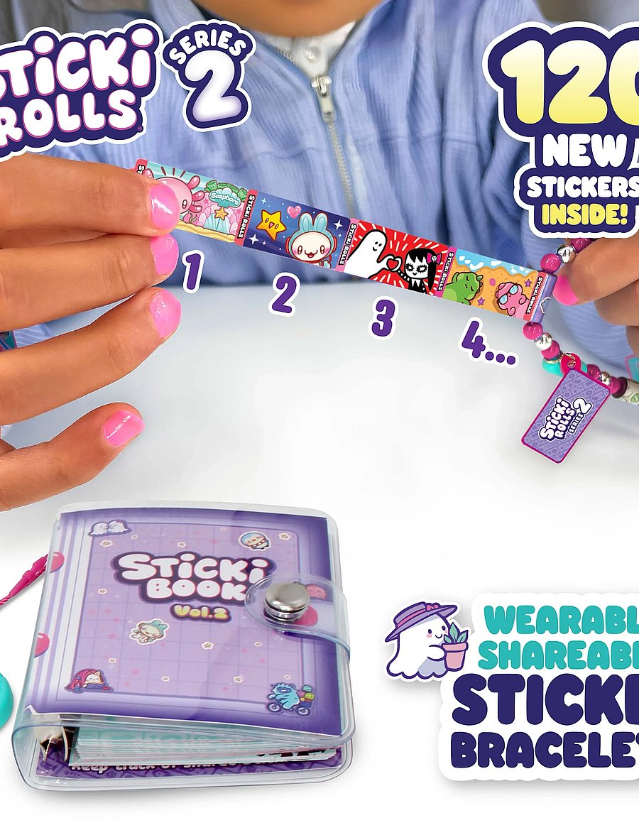 Sticki Rolls - STICKI ROLLS STICKI BOOK S2 - smykker & accessories - multi colour - 5