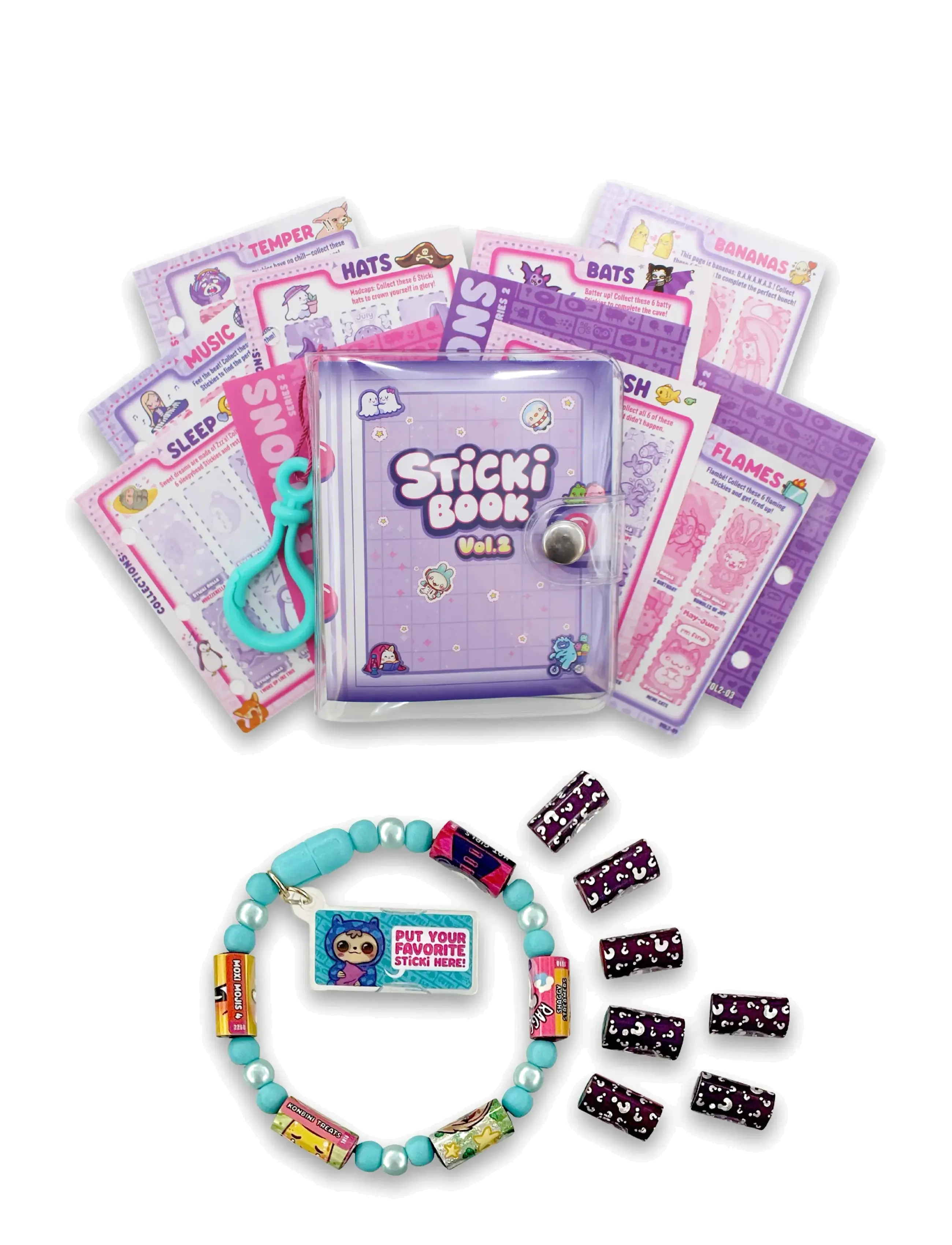 Sticki Rolls - STICKI ROLLS STICKI BOOK S2 - smykker & accessories - multi colour - 2
