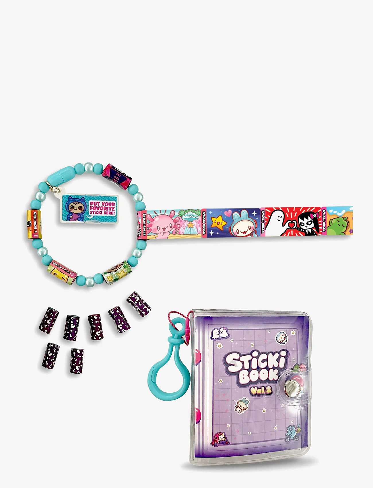 Sticki Rolls - STICKI ROLLS STICKI BOOK S2 - skartgripir og fylgihlutir - multi colour - 4