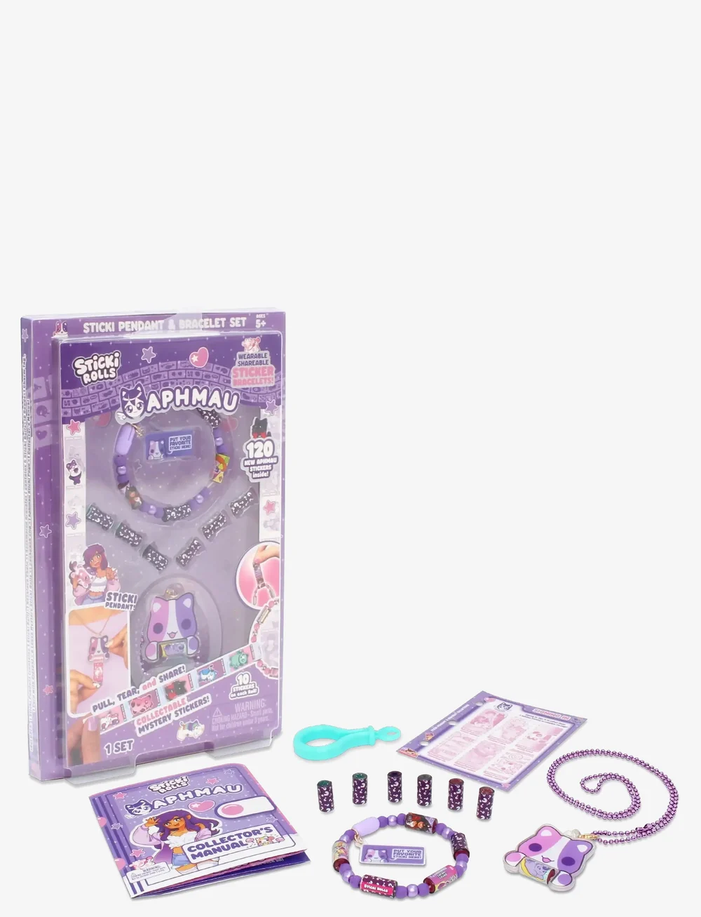 Sticki Rolls - STICKI ROLLS STICKI APHMAU PENDANT - klistermärken - multi colour - 1