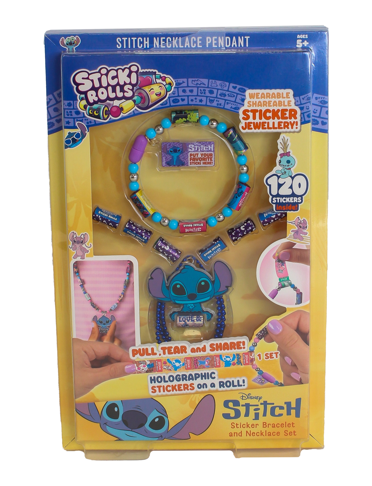 STICKI ROLLS STITCH PENDANT - MULTI COLOUR