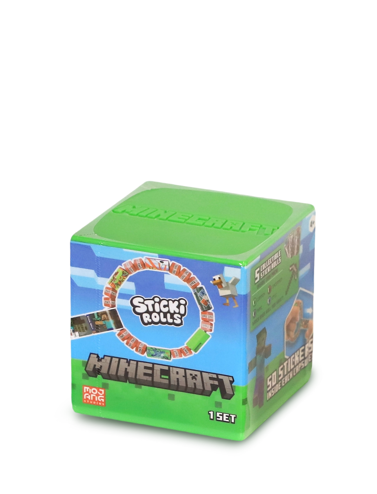 Sticki Rolls STICKI ROLLS STICKI BAND CAPSULE MINECRAFT CDU - Pyssel - MULTI COLOUR / multi
