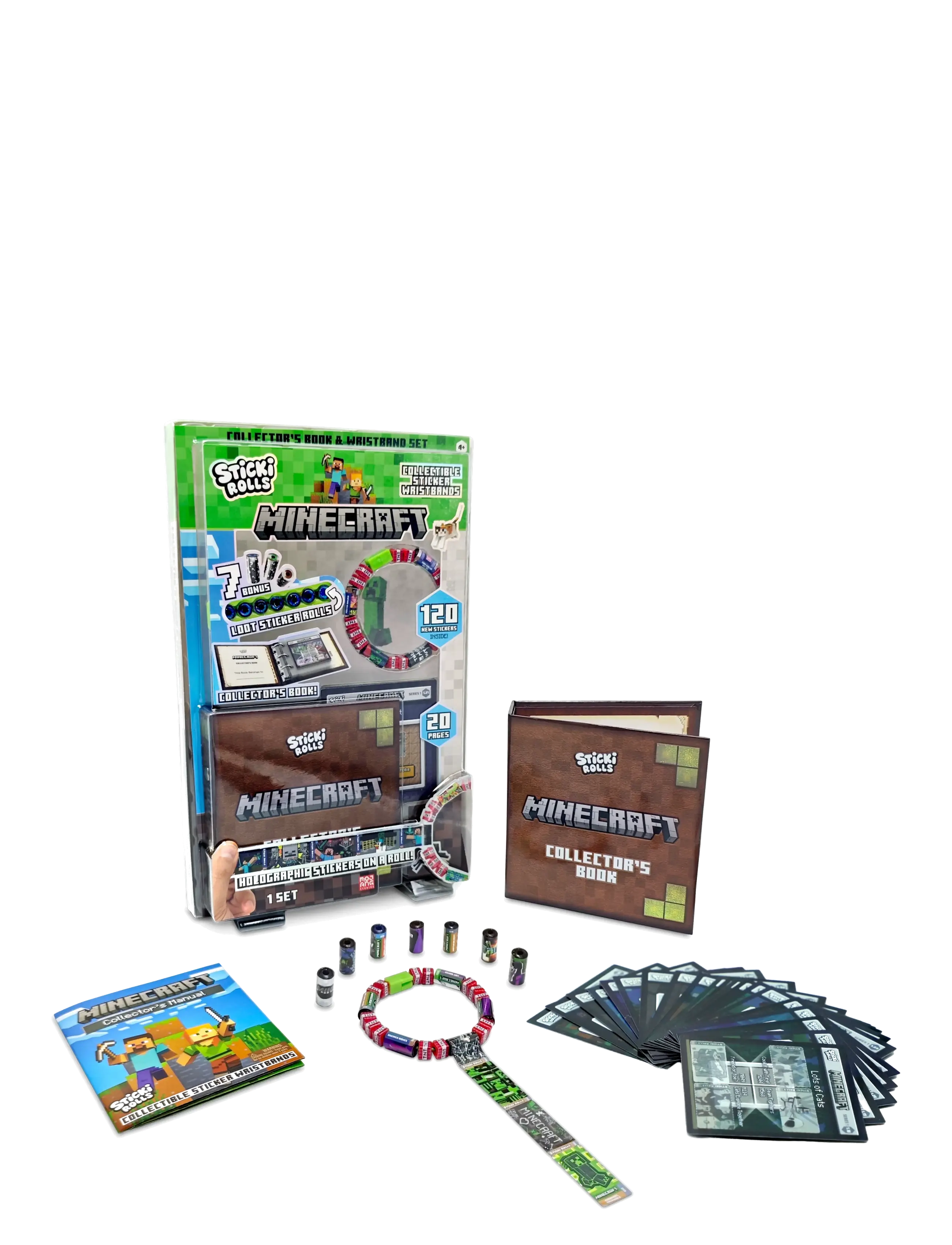 Sticki Rolls STICKI ROLLS STICKI BOOK MINECRAFT - Legetøj - MULTI COLOUR / multi