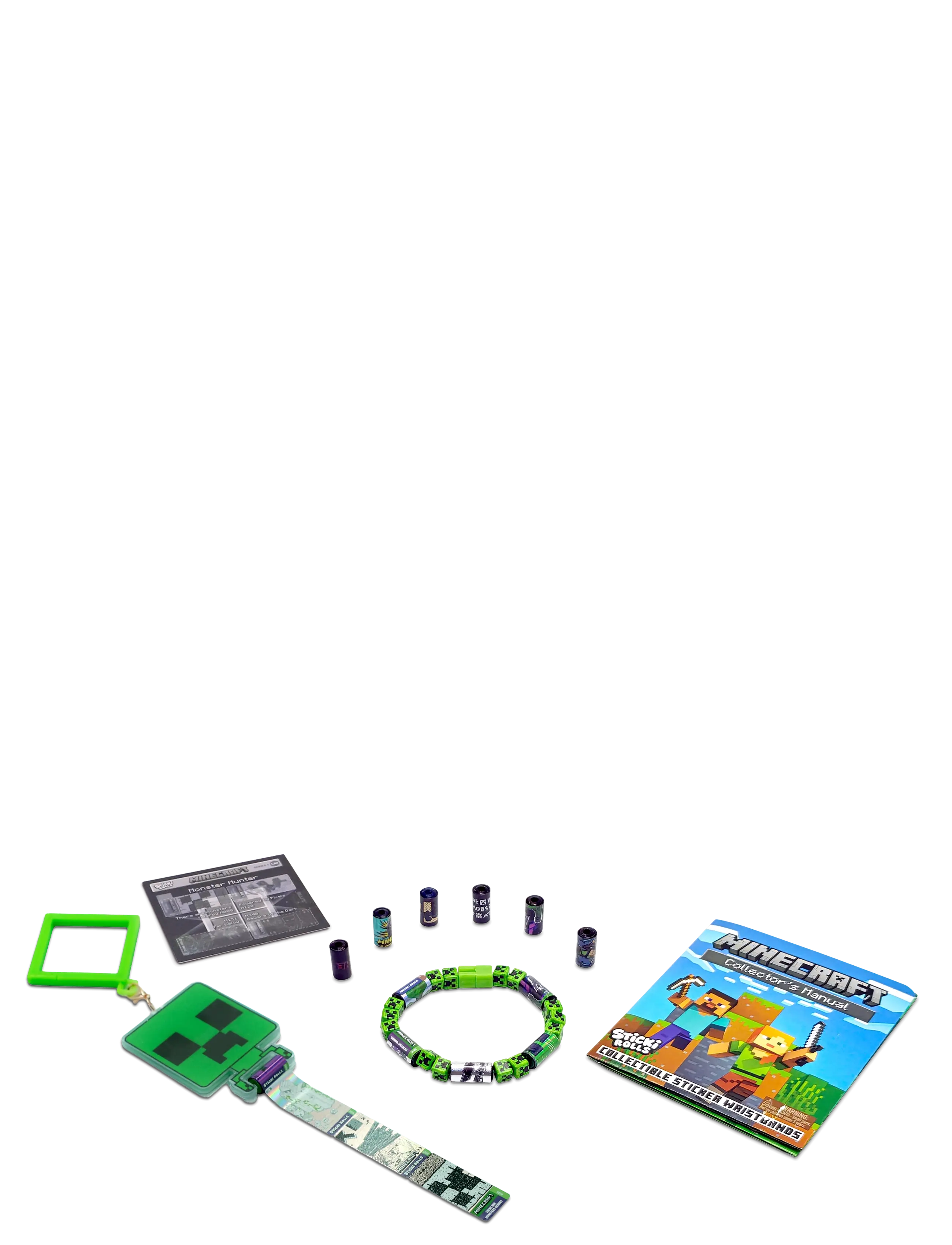 Sticki Rolls - STICKI ROLLS STICKI CLIP & BRACELET MINECRAFT CDU - klistermærker - multi colour - 4
