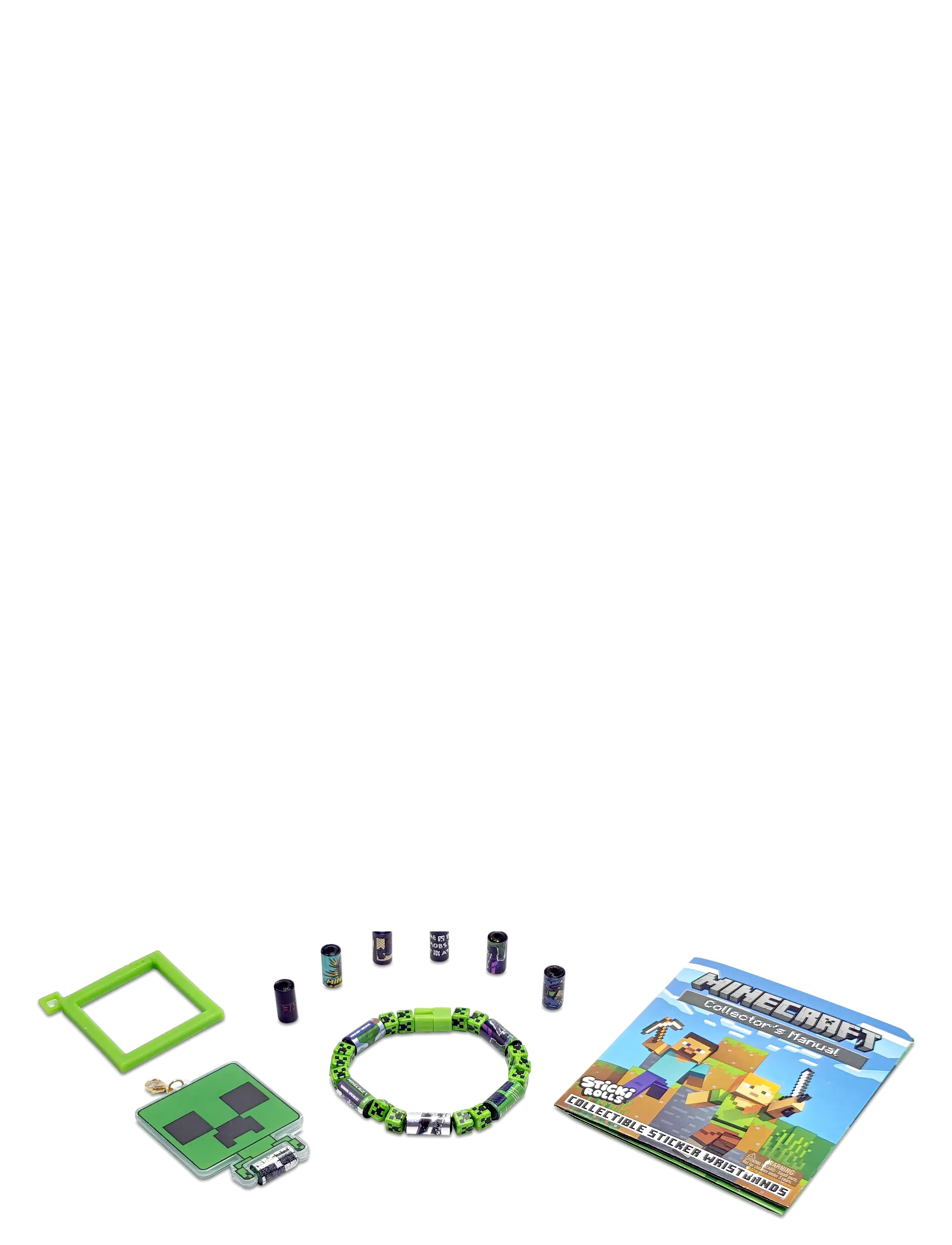 Sticki Rolls - STICKI ROLLS STICKI CLIP & BRACELET MINECRAFT CDU - klistermærker - multi colour - 5