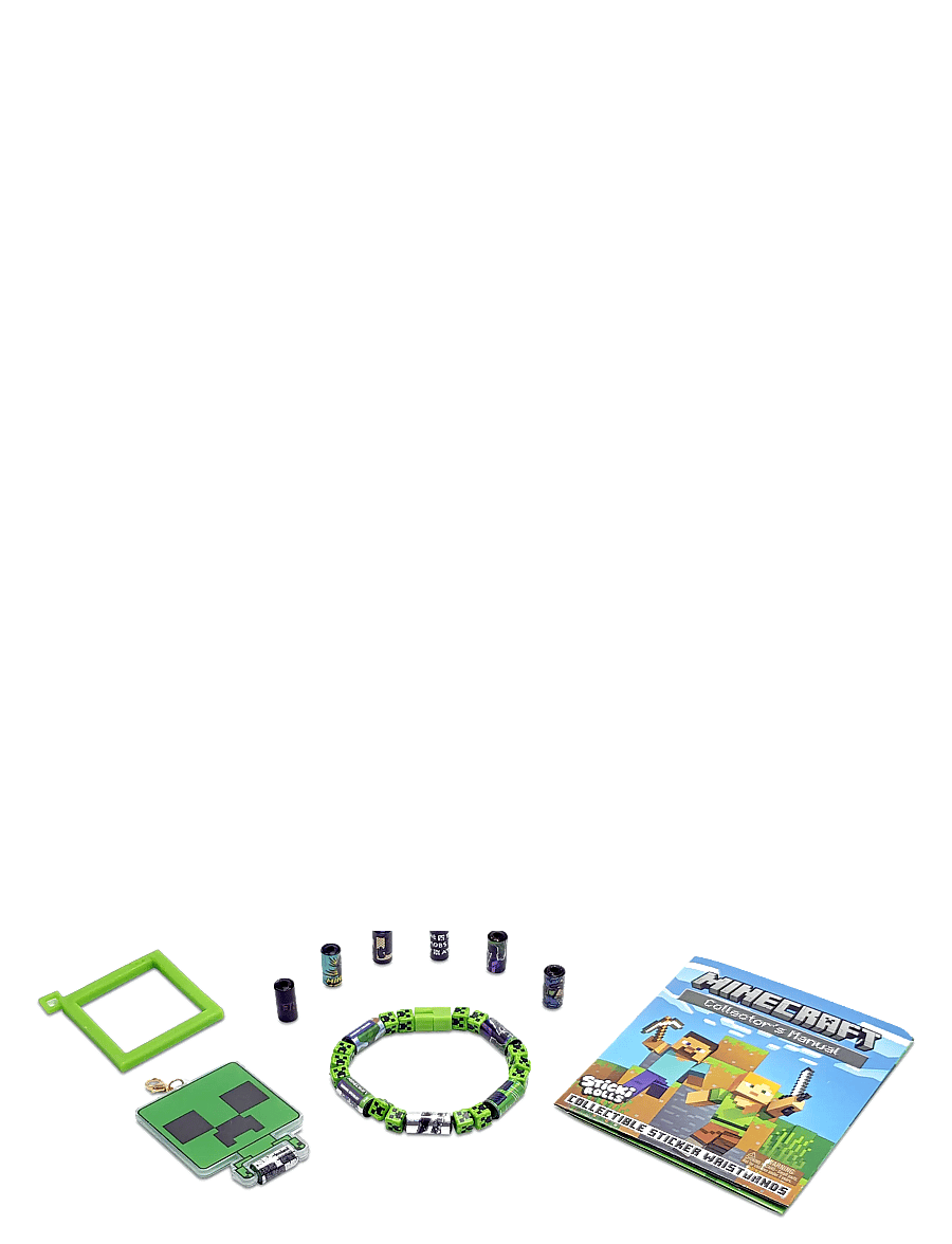 Sticki Rolls - STICKI ROLLS STICKI CLIP & BRACELET MINECRAFT CDU - klistermærker - multi colour - 5
