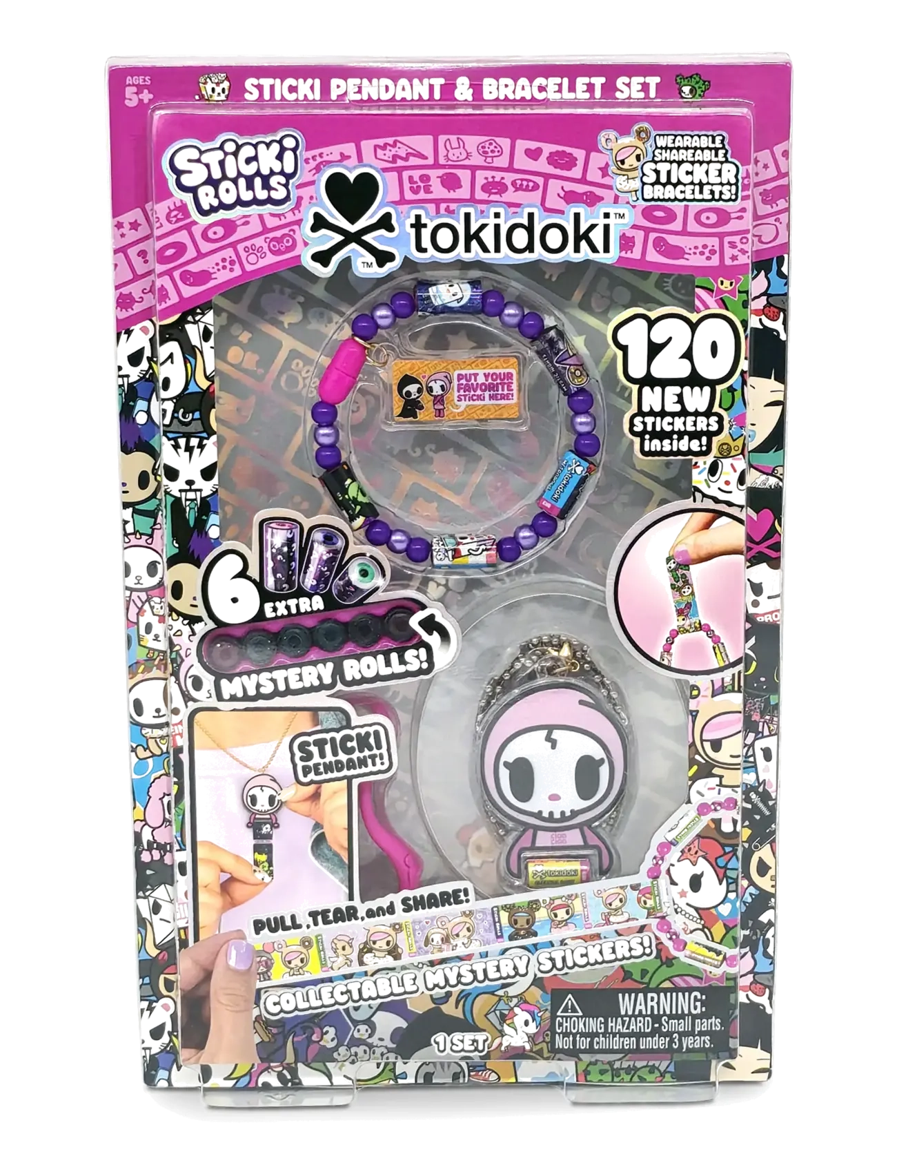 Sticki Rolls - STICKI ROLLS STICKI PENDANT TOKIDOKI CDU - multi colour - 1