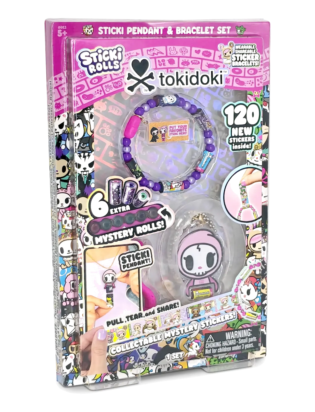 Sticki Rolls - STICKI ROLLS STICKI PENDANT TOKIDOKI CDU - multi colour - 5