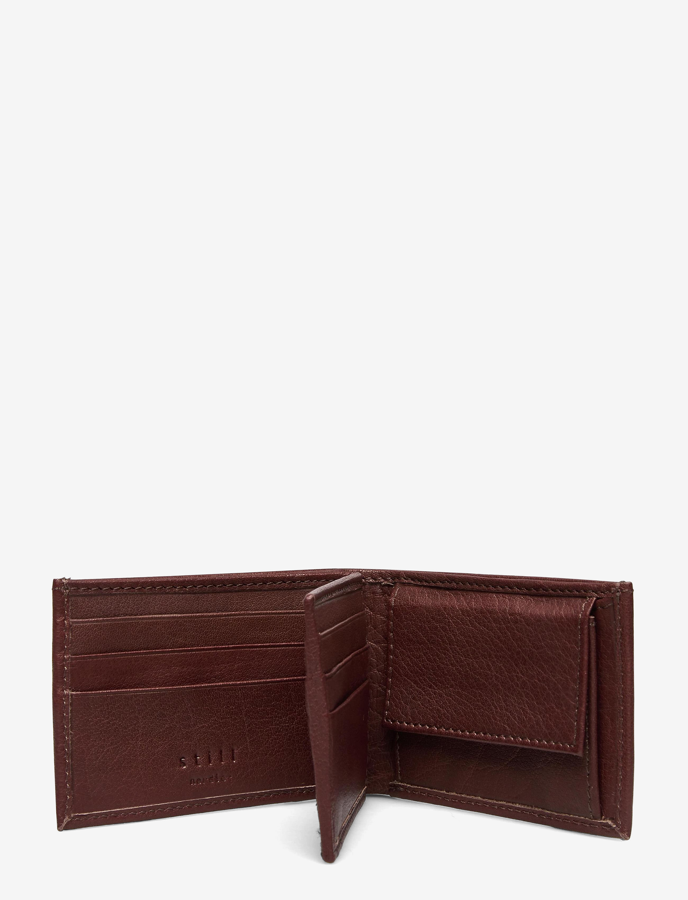Still Nordic - Air Wallet w/flap - brown - 3