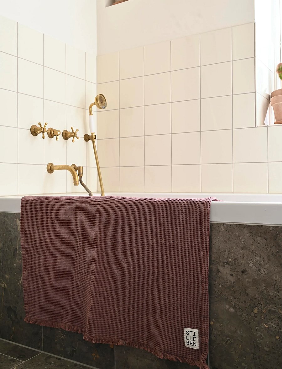 Stilleben - Bath towel - badetücher - rusty brown - 0