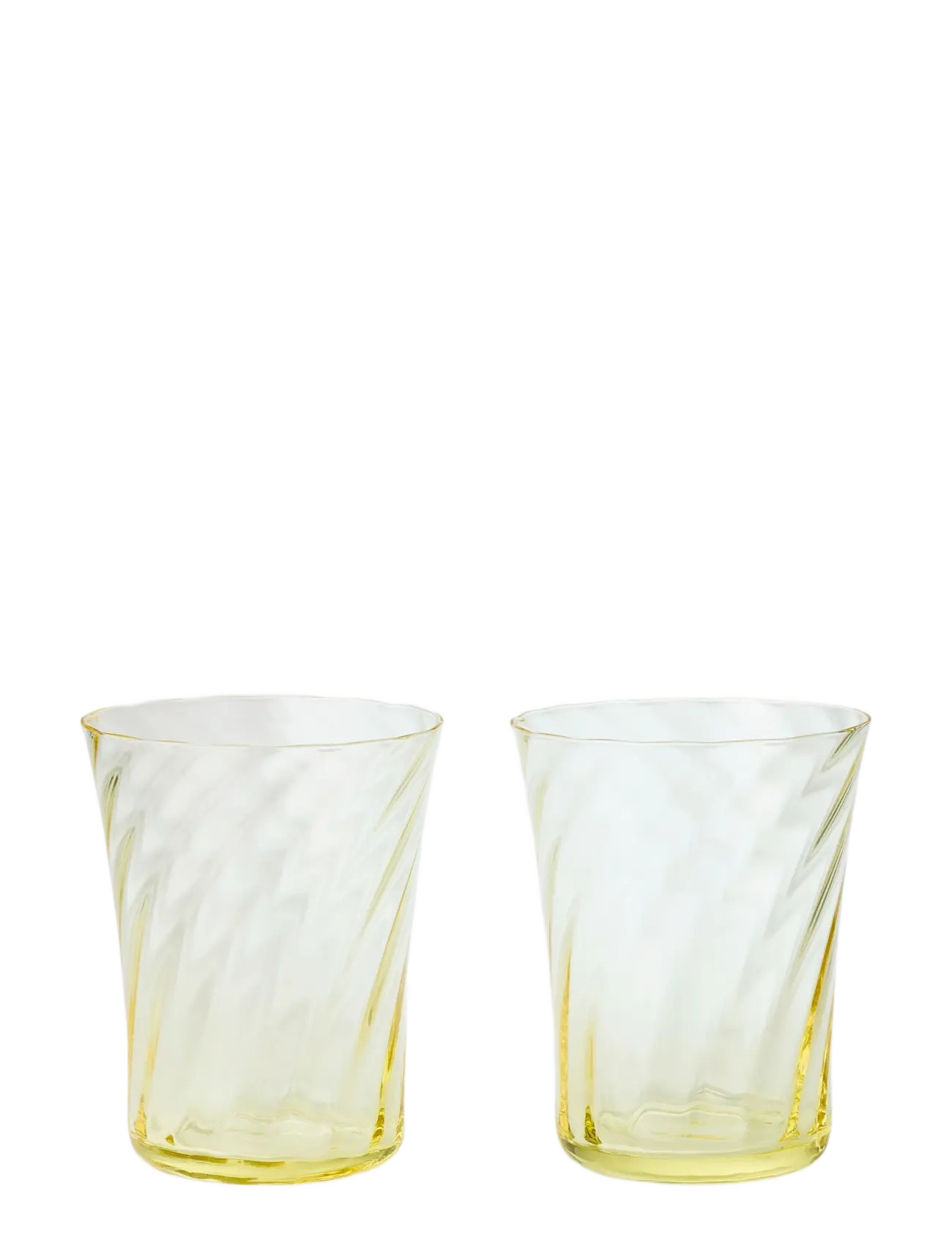Stilleben Concave Glass - Box of 2 - STILLEBEN - CITRIN / yellow