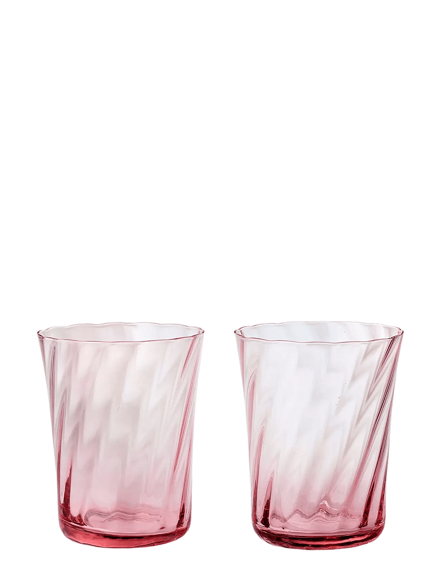 Stilleben - Concave Glass - Box of 2 - joogiklaasid - rose - 1
