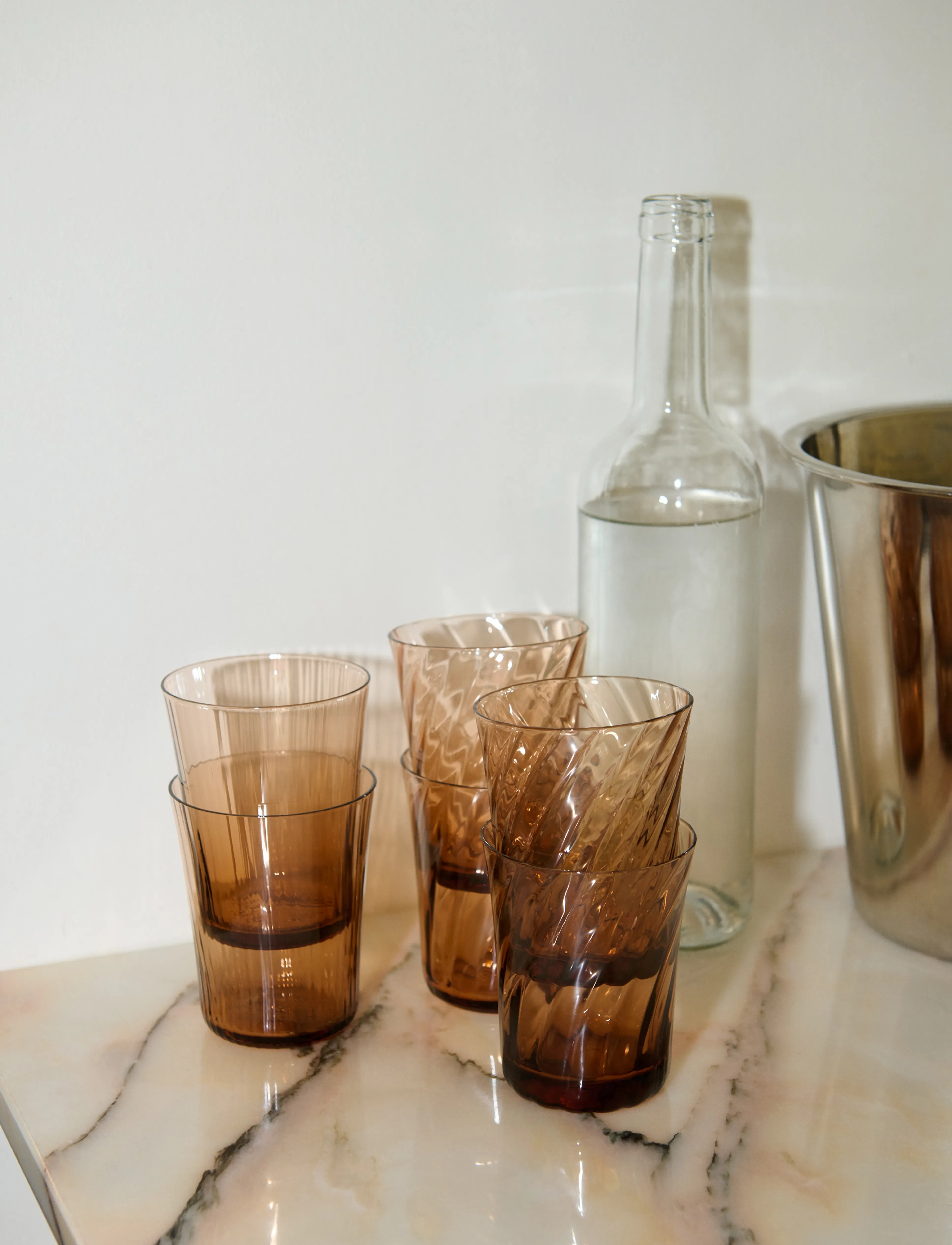 Stilleben - Concave Glass - Box of 2 - sepia - 2