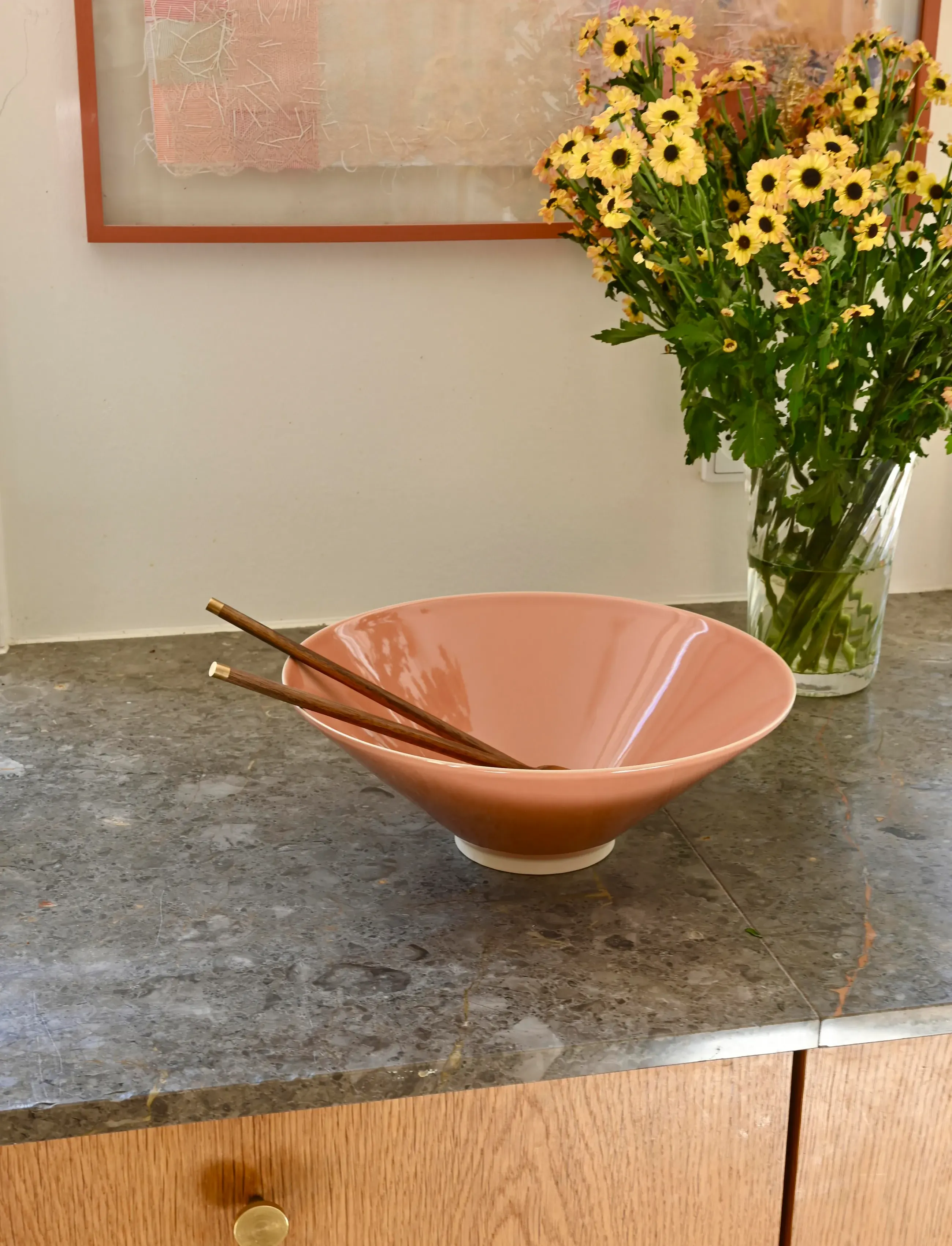 Stilleben - Memphis Grand Bowl - terracotta - 0