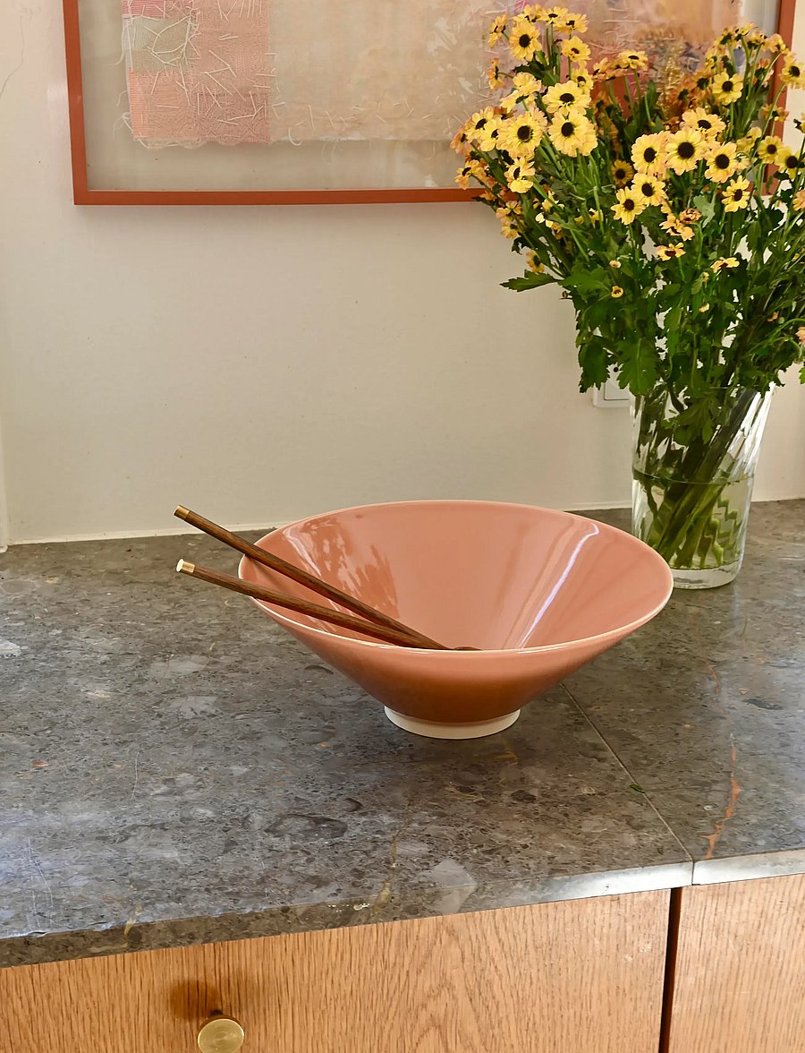 Stilleben - Memphis Grand Bowl - terracotta - 0