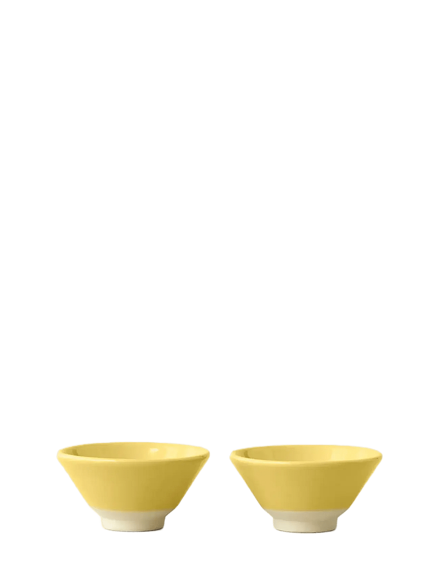Stilleben - Memphis Mini Bowl - Box of 2 - morgenmadsskåle - yellow - 1