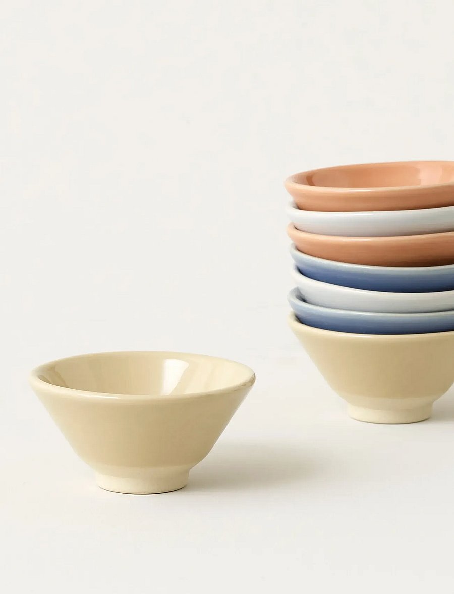 Stilleben - Memphis Mini Bowl - Box of 2 - morgenmadsskåle - yellow - 0