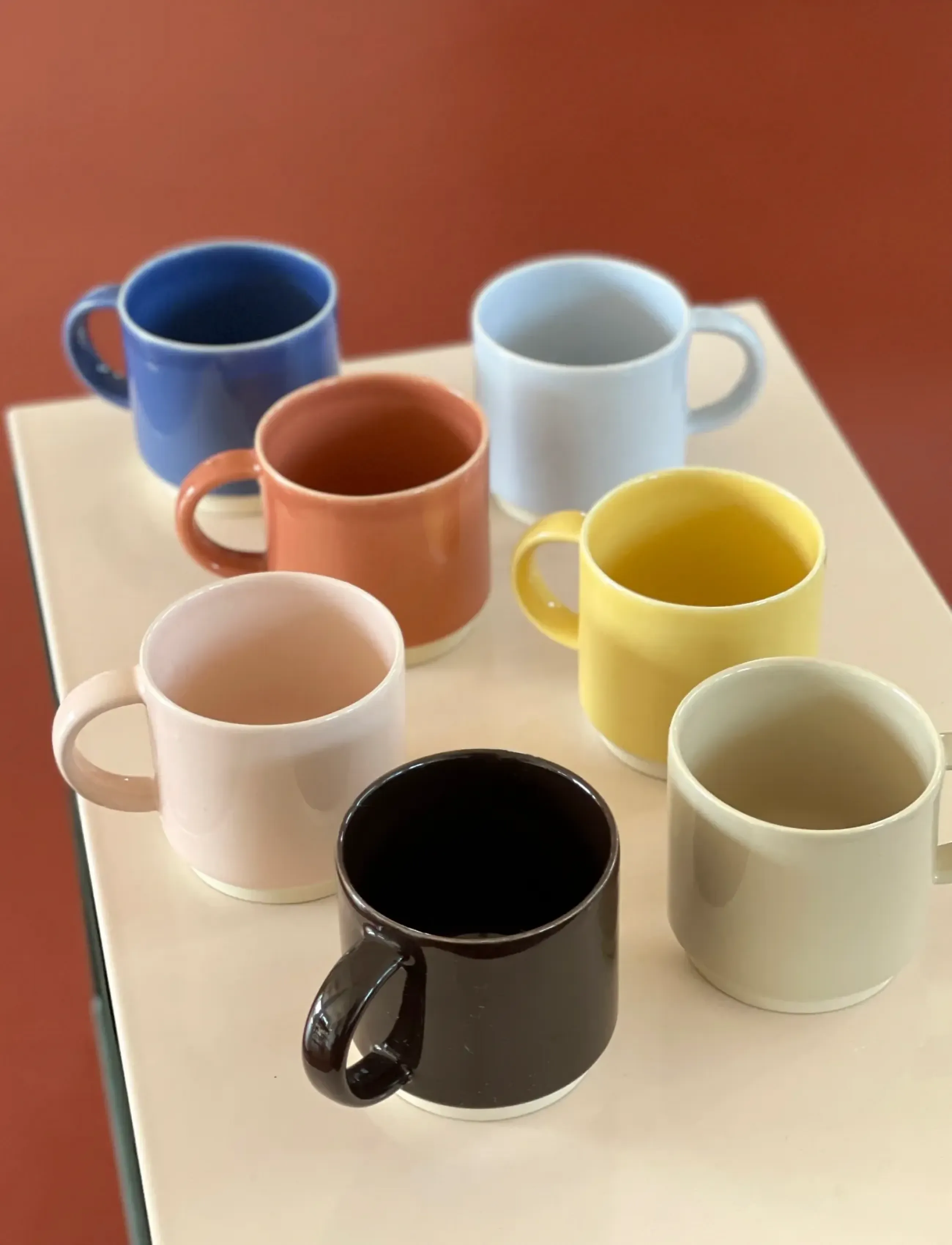 Stilleben - Memphis Mug - terracotta - 0