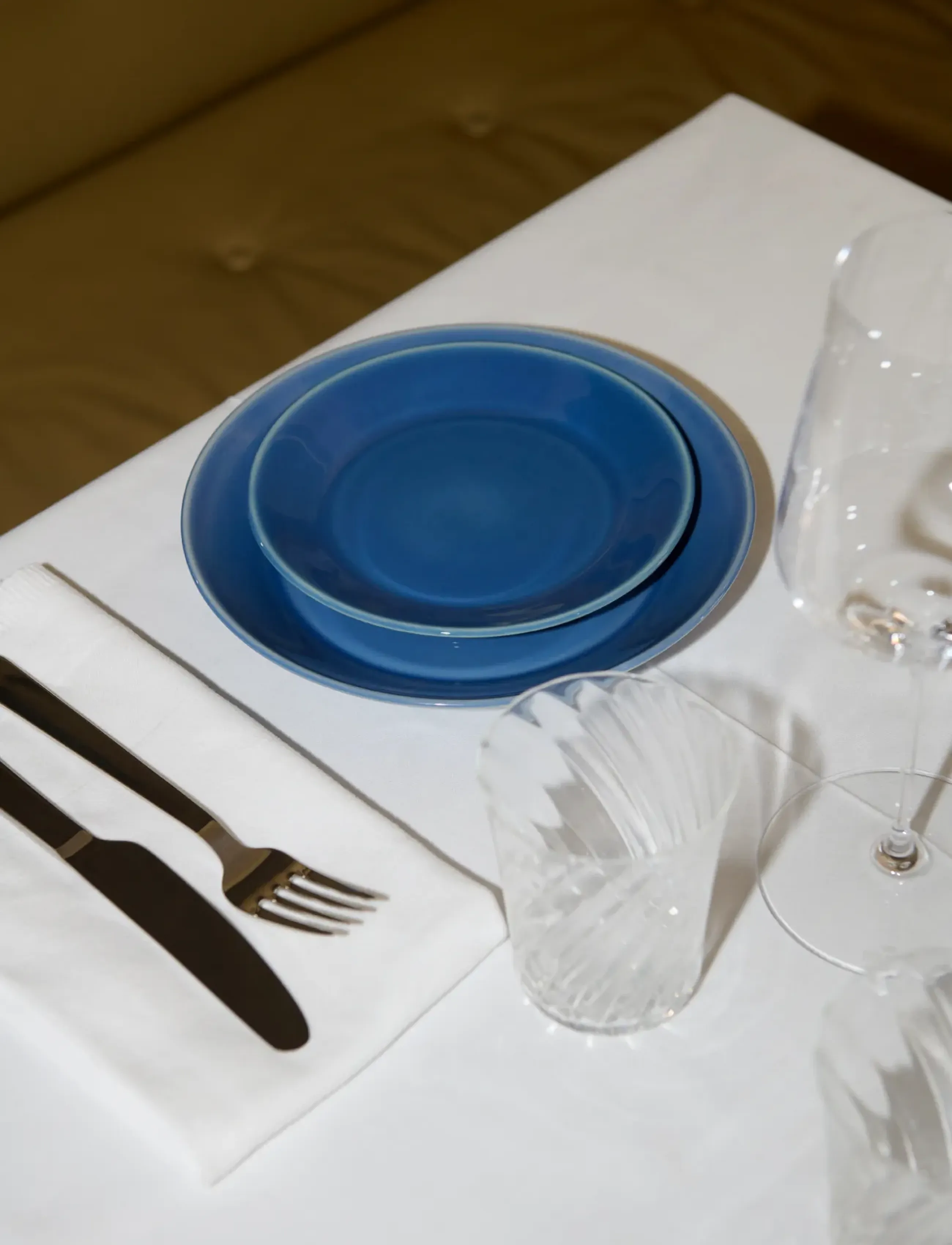 Stilleben - Memphis Dinner Plate - dusty blue - 0