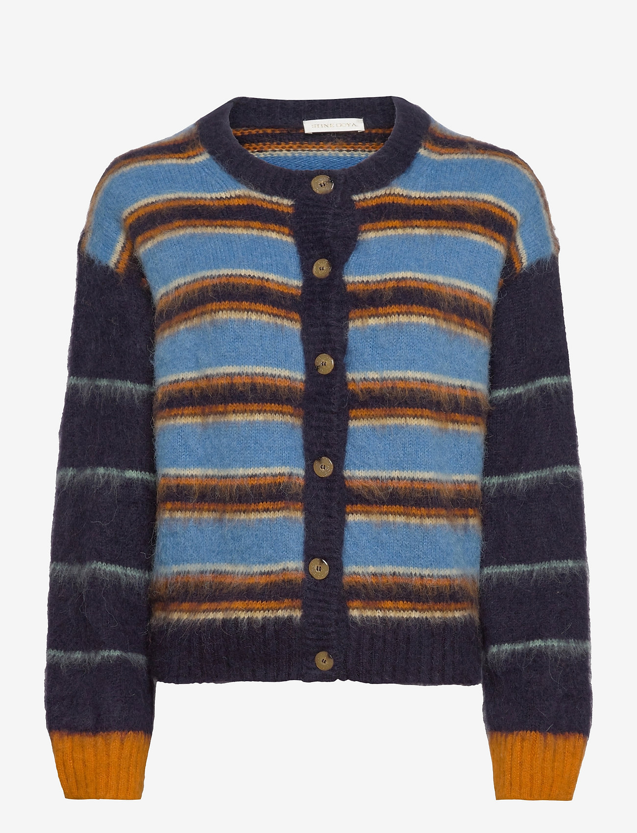 STINE GOYA - Ash, 1344 Stripes Fluffy Knit - stripes multi - 0