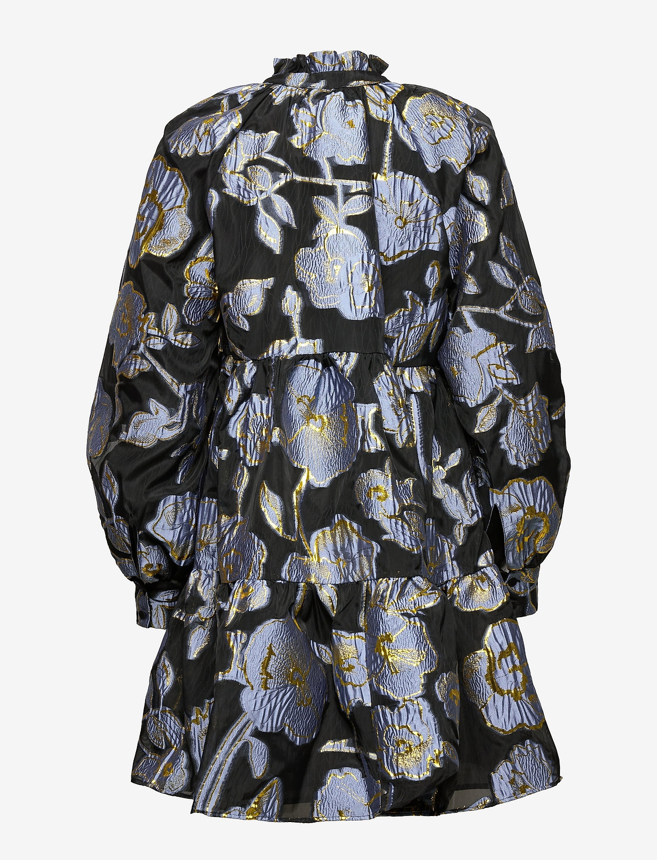 STINE GOYA - Jasmine, 1309 Organza - flower foliage gold - 1