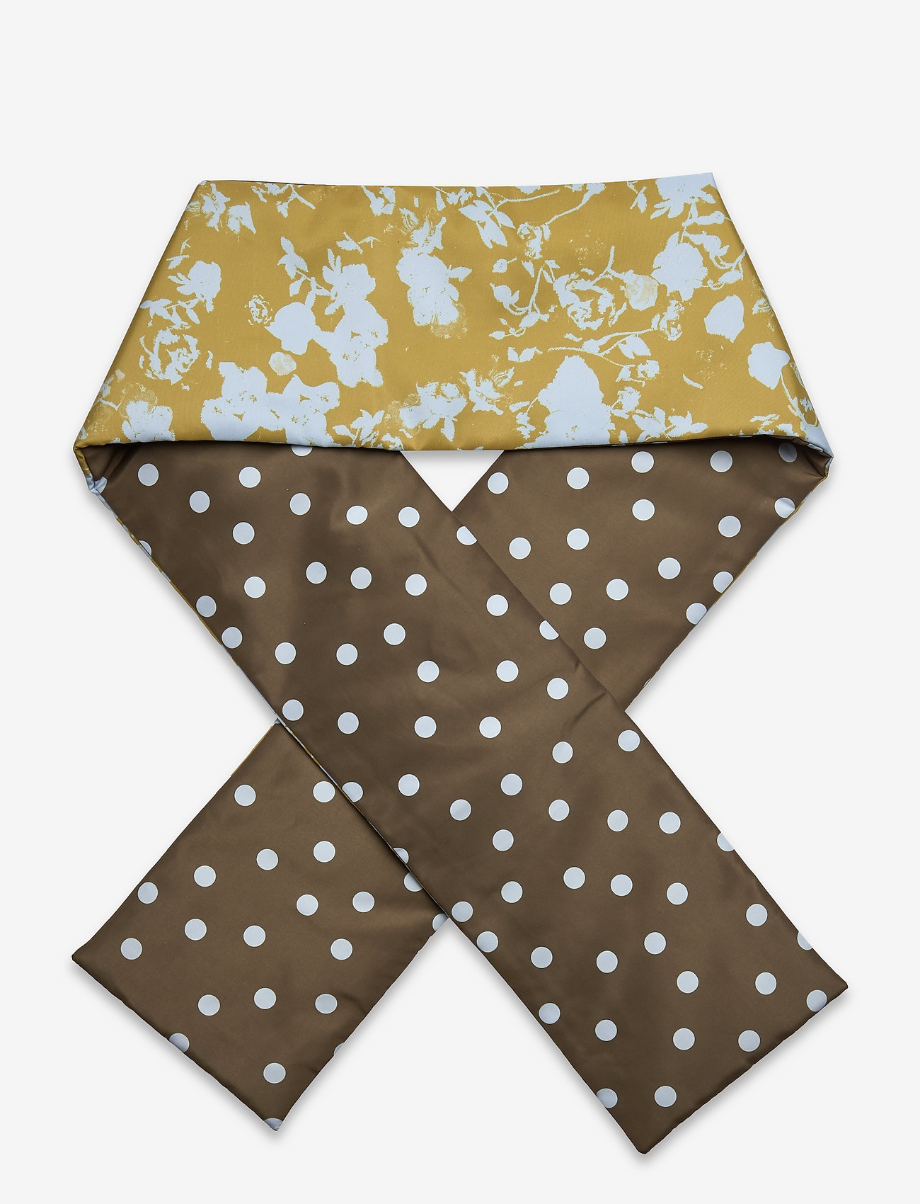 STINE GOYA - Frema, 1322 Padded Scarf - flower foliage blue - 1