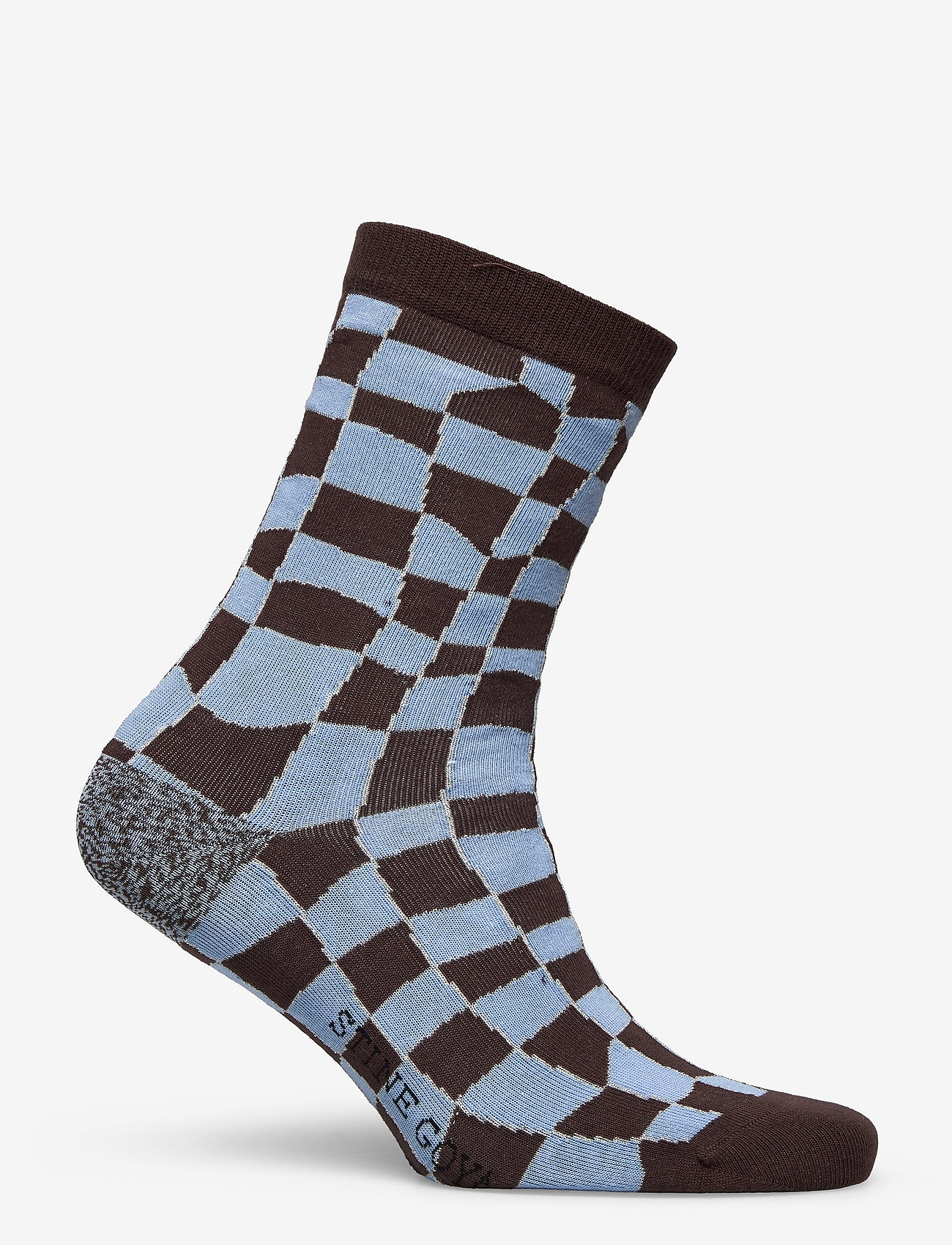 STINE GOYA - Iggy, 1334 Cotton Socks - wonky check - 1
