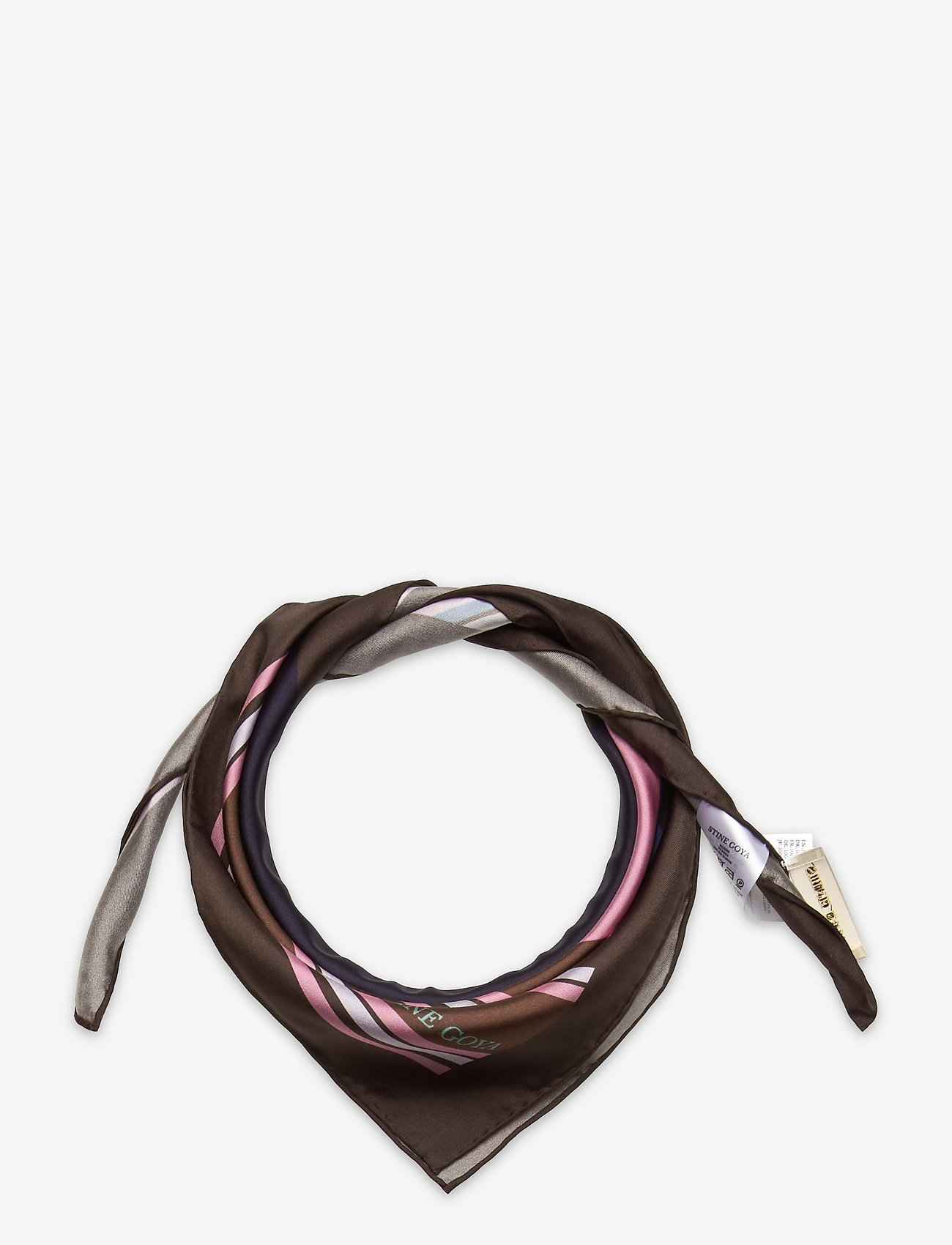 Yumma, 1335 Silk Scarves - STRIPES MULTI