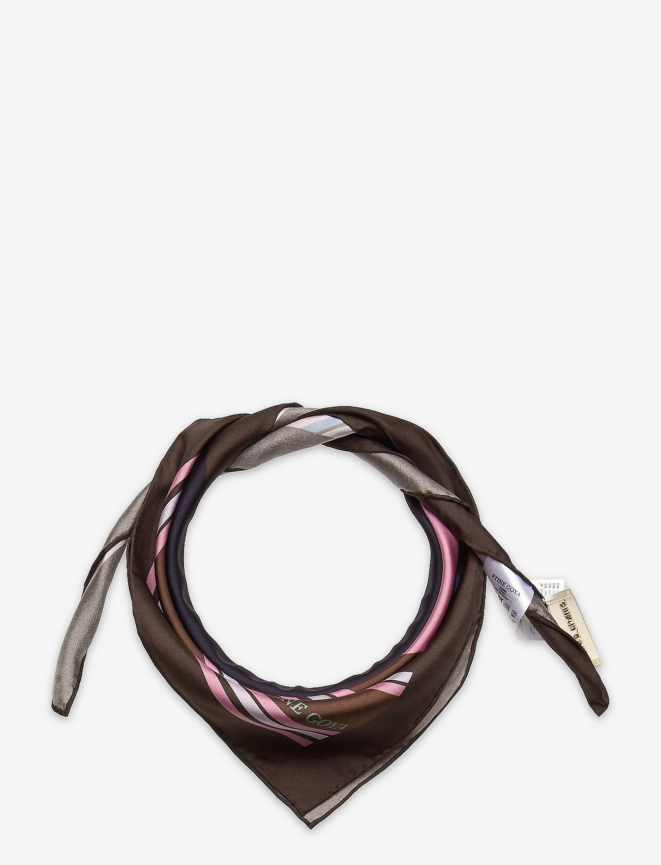 Yumma, 1335 Silk Scarves - STRIPES MULTI