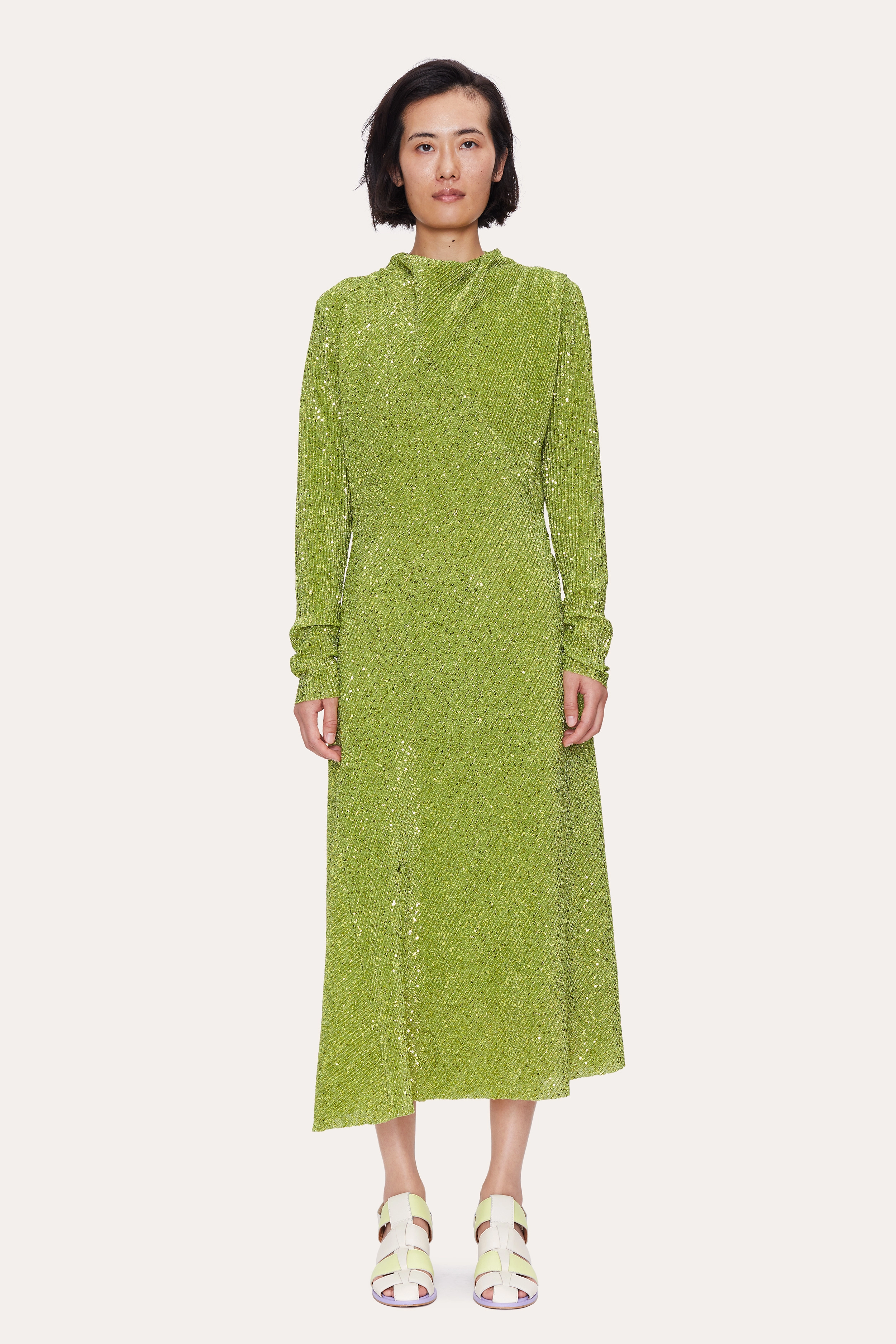 STINE GOYA - Alana, 1365 Lurex Sleek - 1710 lime glitter - 2