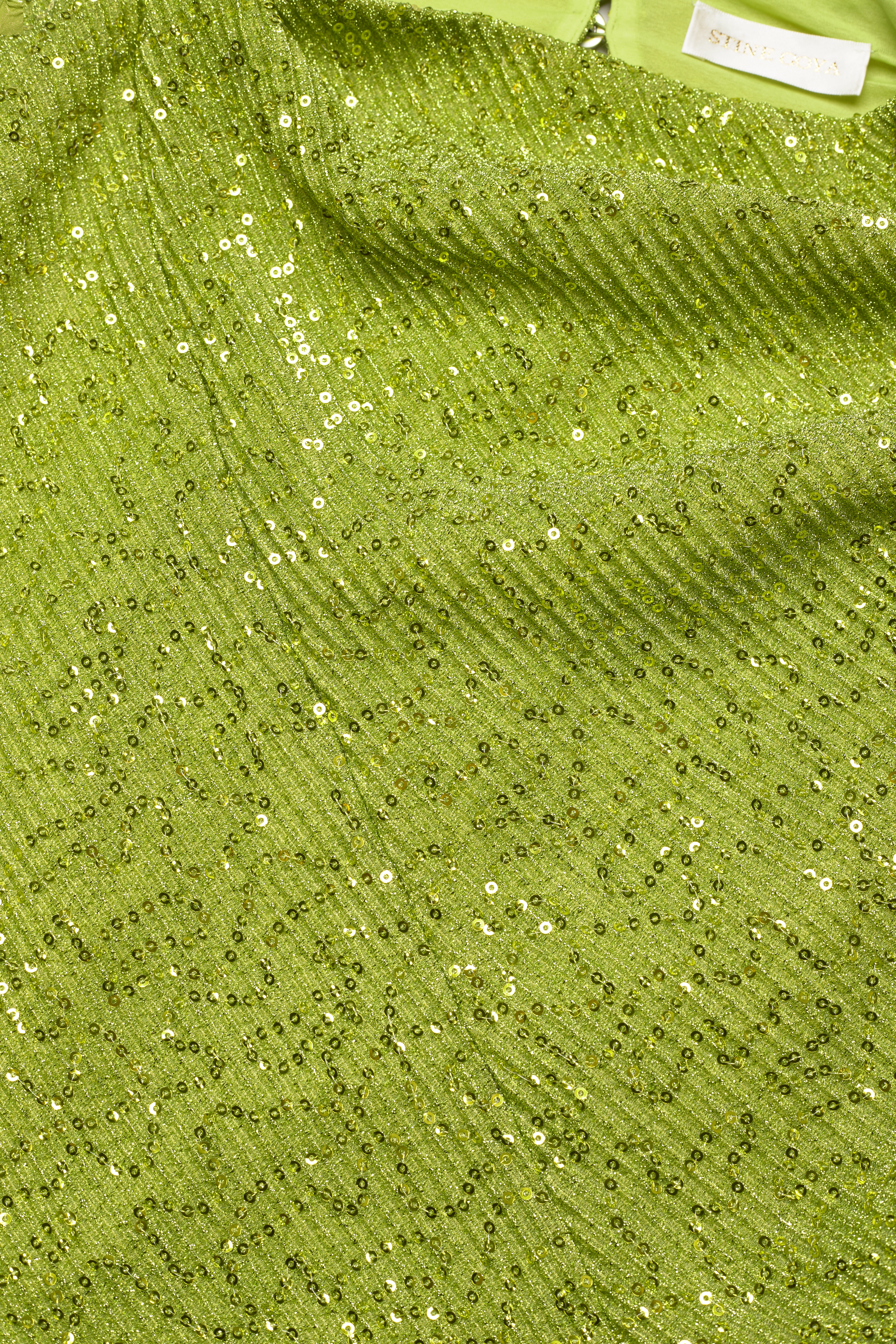 STINE GOYA - Alana, 1365 Lurex Sleek - 1710 lime glitter - 3