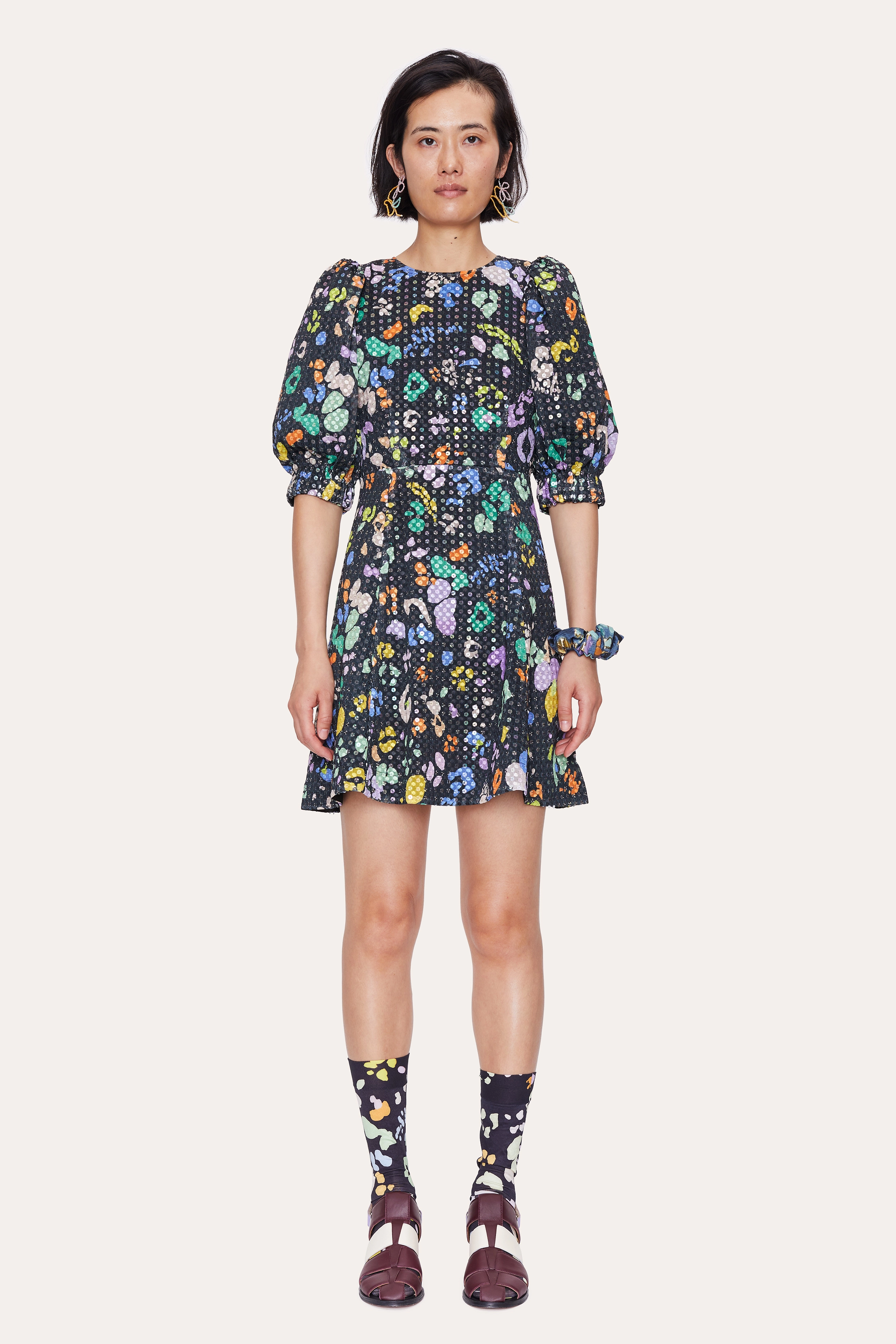 STINE GOYA - Celina, 1379 Printed Sequin - 2008 black leopard - 2