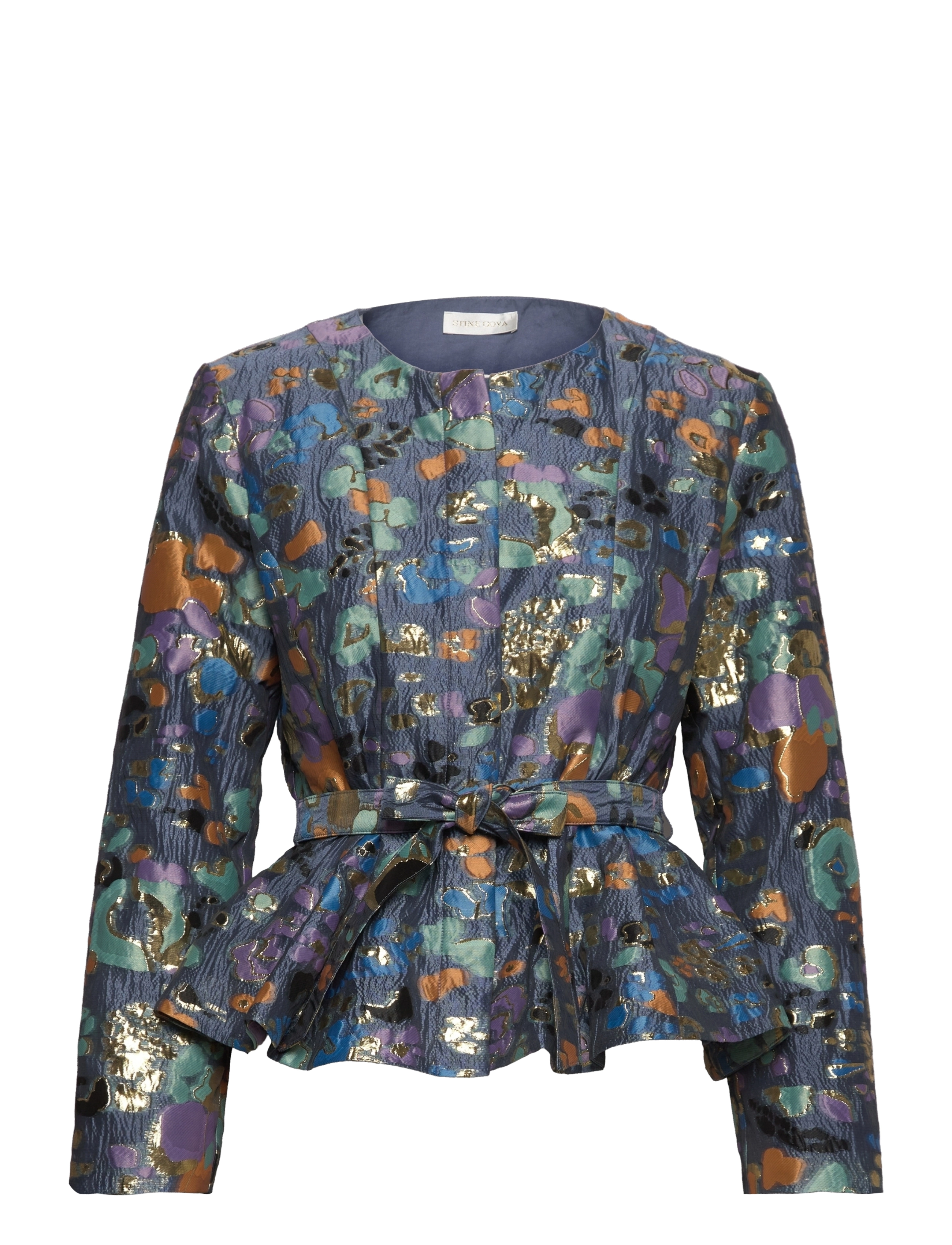STINE GOYA - Farahi, 1380 Organza Jacquard - 2016 blue leopard - 0