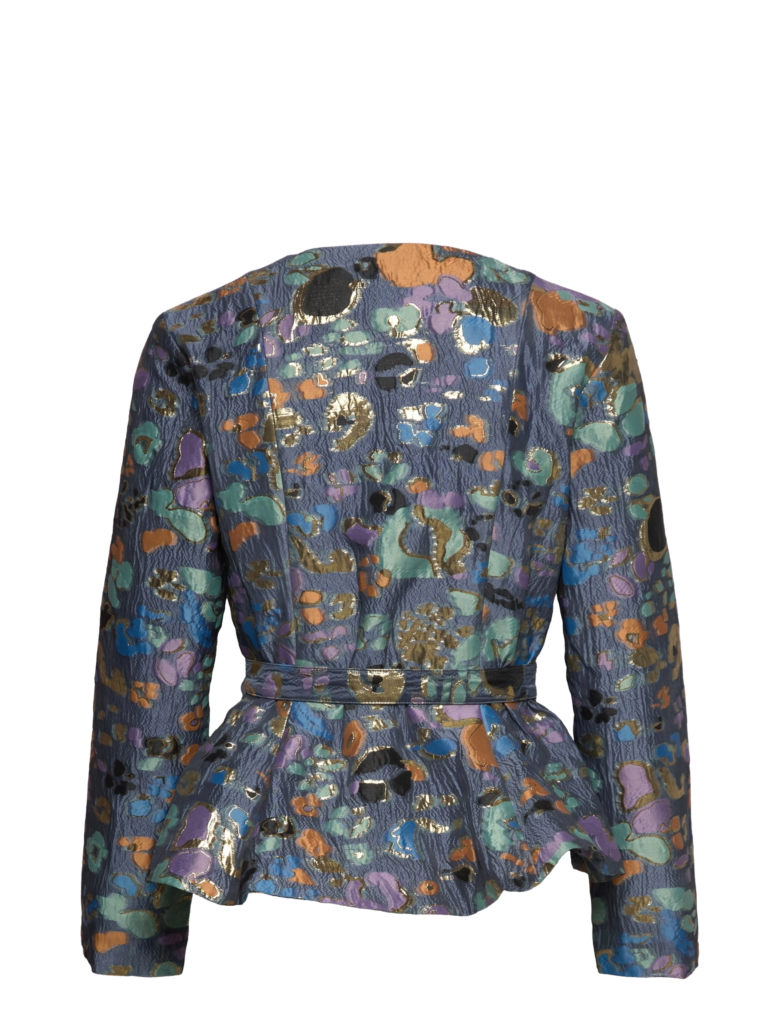 STINE GOYA - Farahi, 1380 Organza Jacquard - 2016 blue leopard - 1