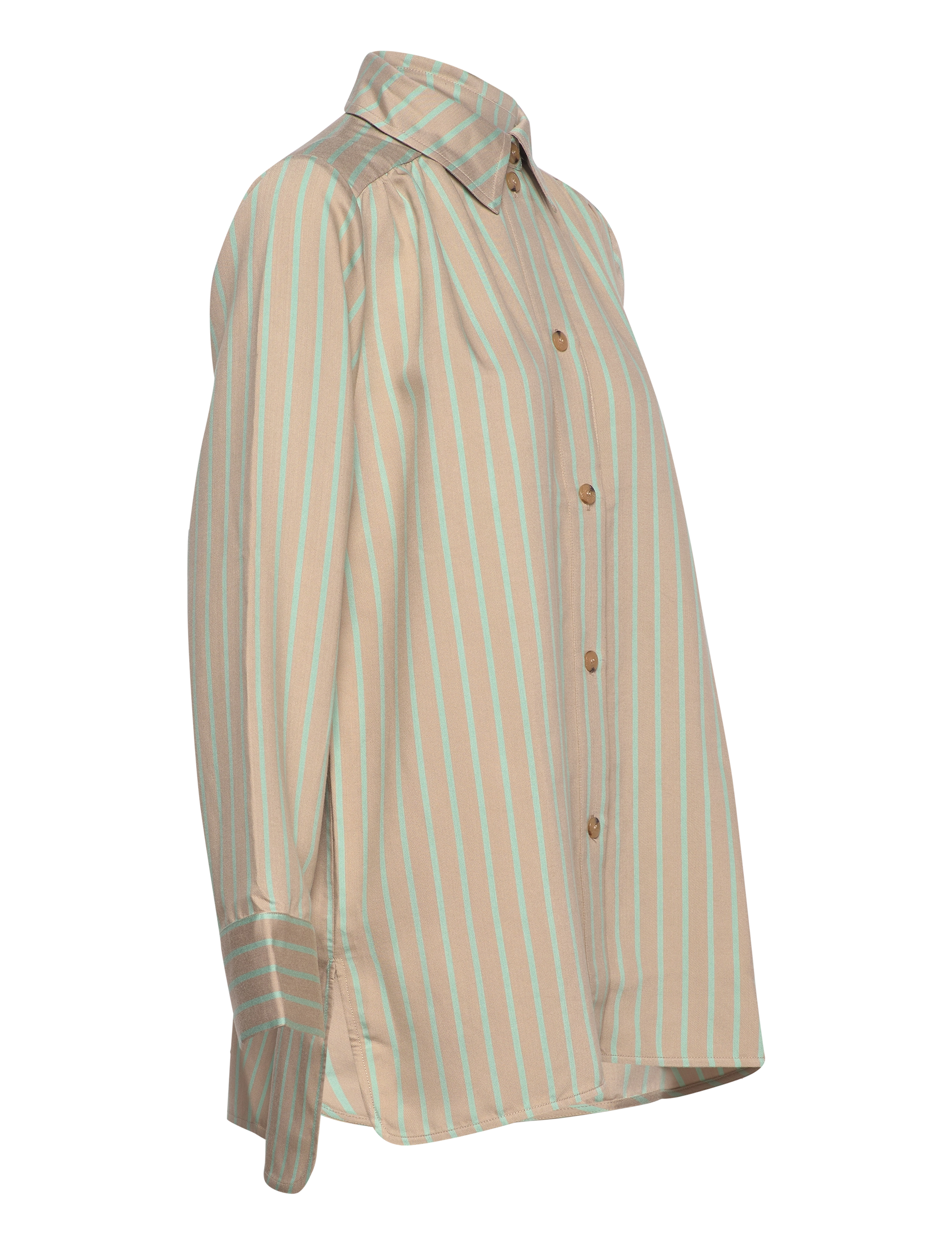 STINE GOYA - Laura, 1392 Striped Cotton - 2025 jade stripe - 3