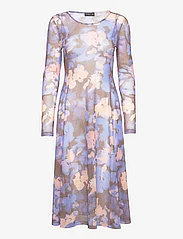 STINE GOYA - Petunia, 1424 Mesh - midi dresses - tie dye purple haze - 0